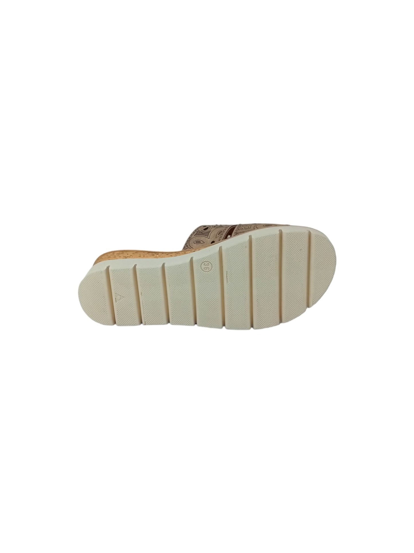 Ciabatta GRUNLAND PAFO C1838-G7 PLATINO donna