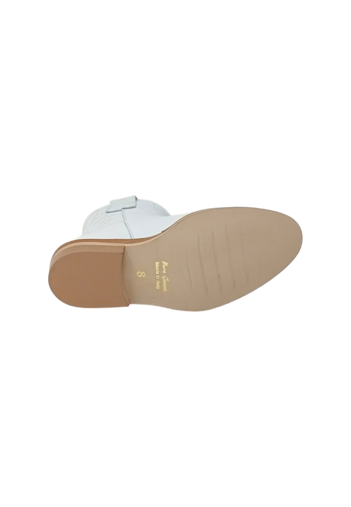 Texani Made In Italy 104 vitello bianco bambina/ragazza