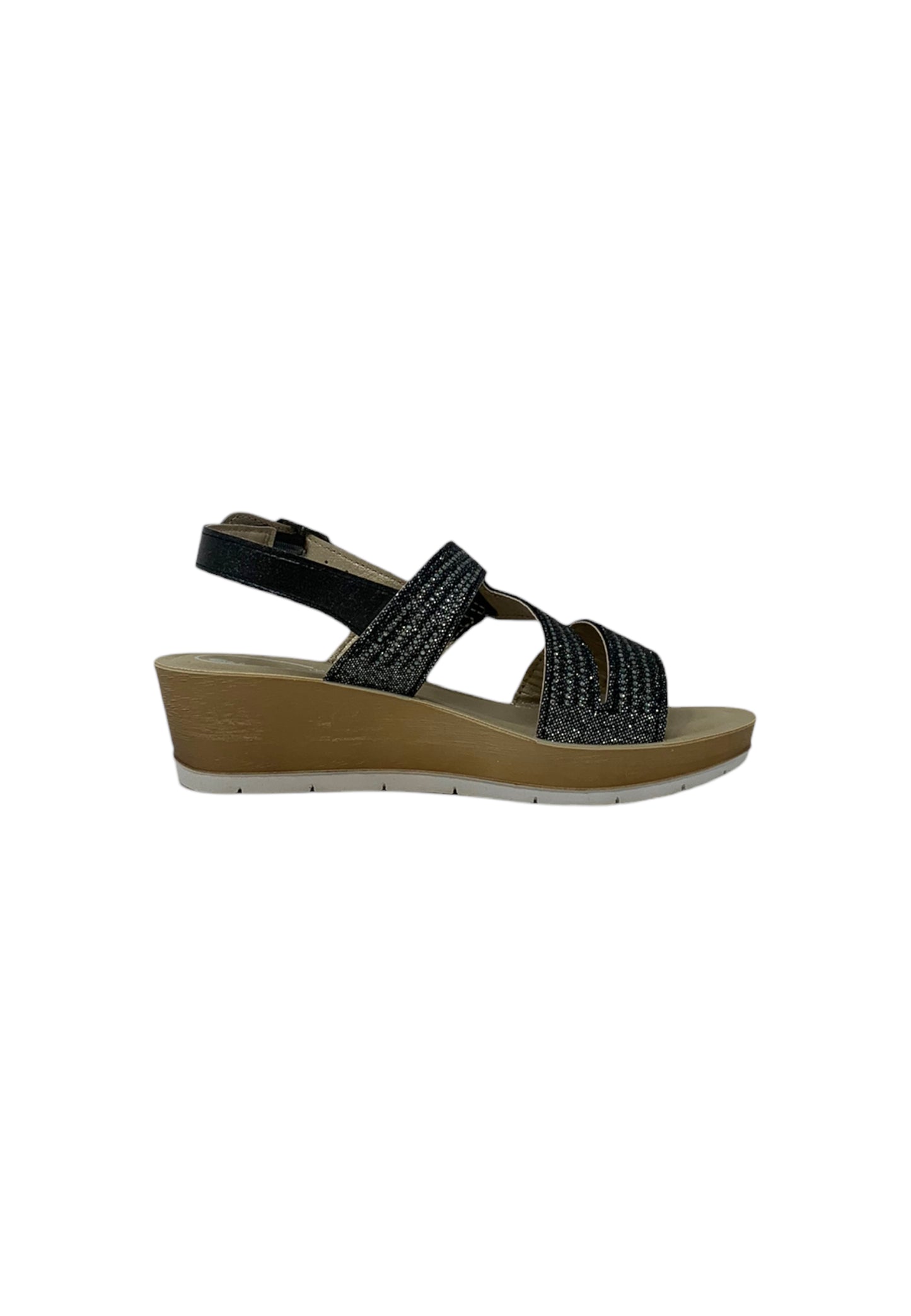 Sandalo INBLU RN000019 NERO DONNA