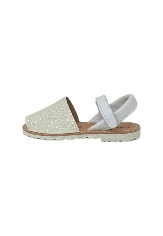 Minorchina JOLLY  TIA GLITTER BIANCO bambina