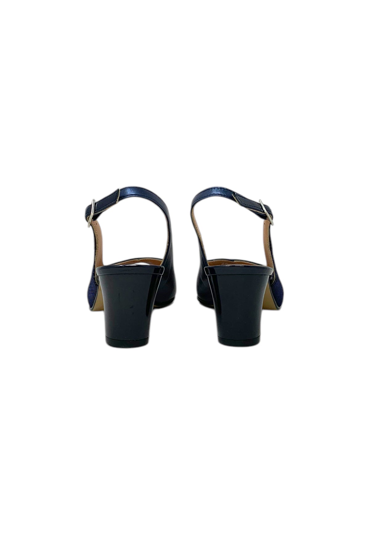 Sandali con tacco SOFFICE SOGNO E5T60C2 perlato blu donna
