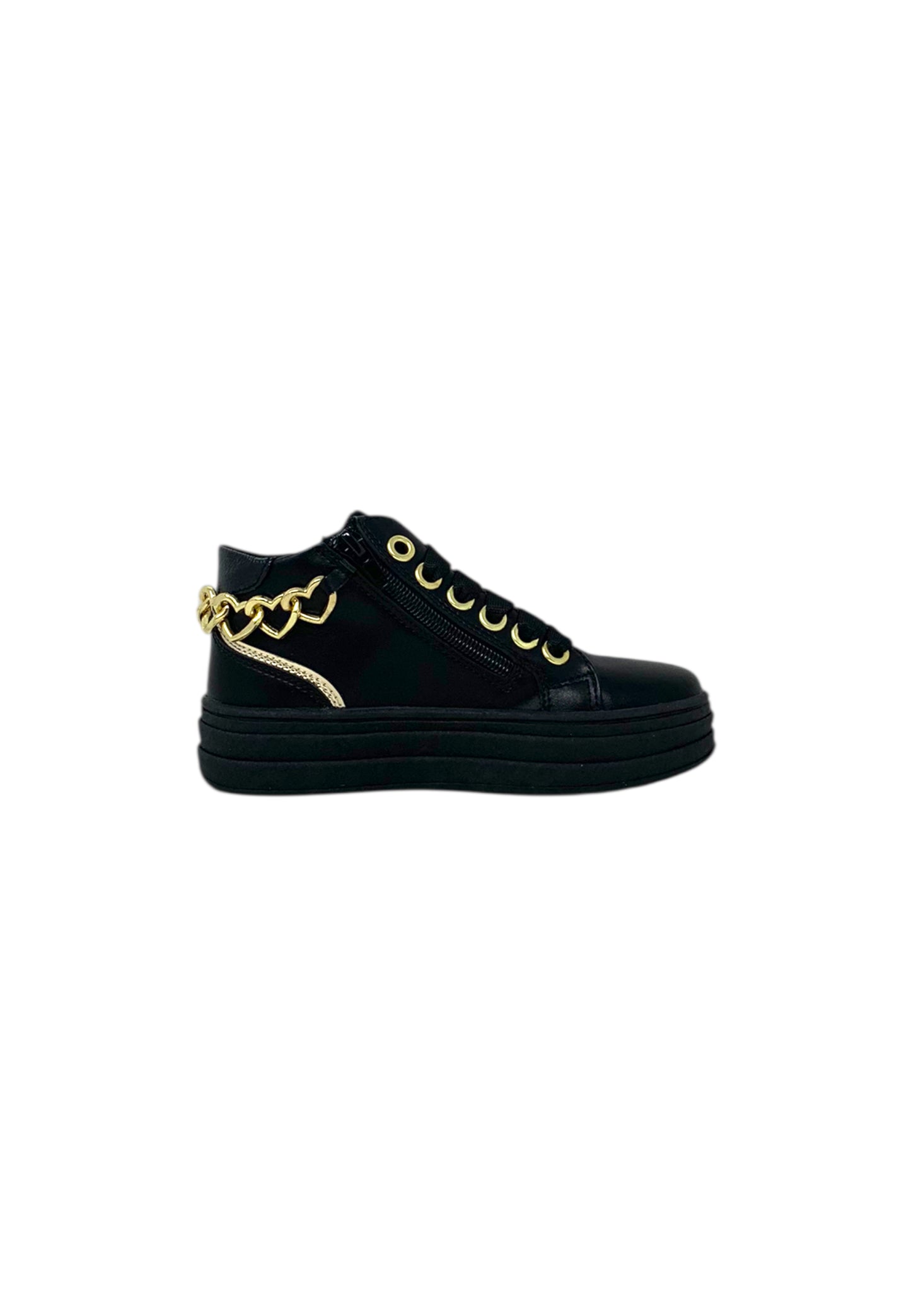 Sneaker ASSO AG-17530 BLACK bambina/ragazza
