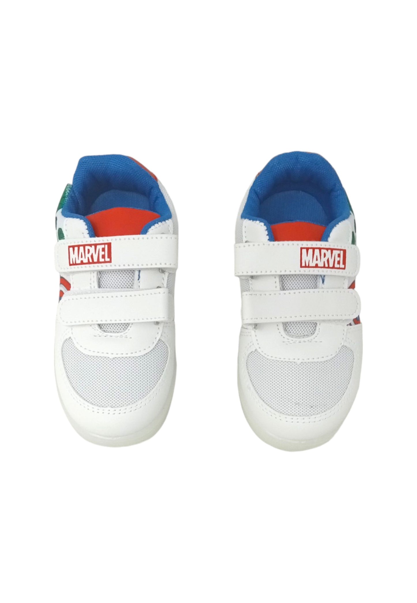 Sneaker con luci Silver Avengers R1010165T WHT Bambino