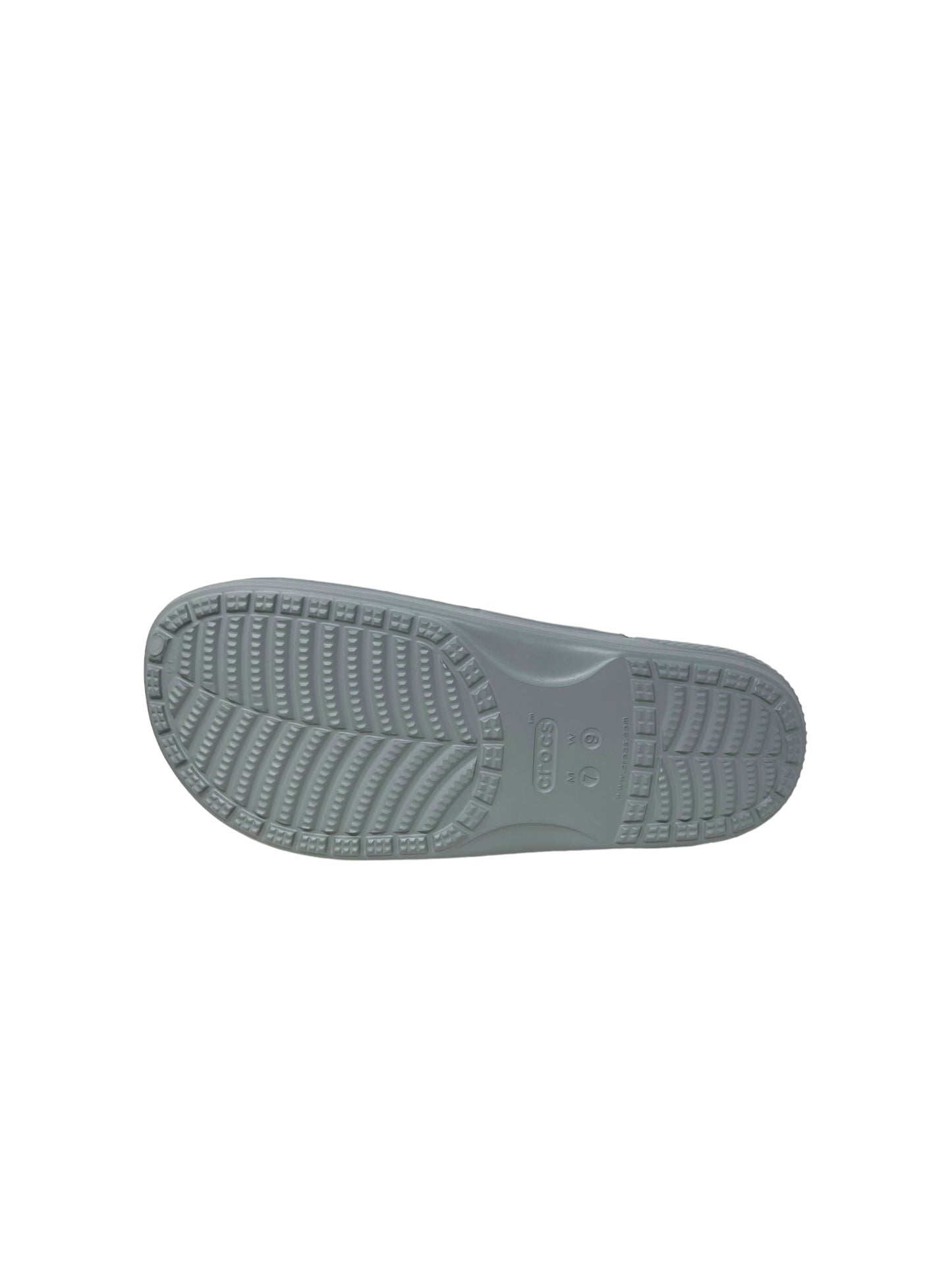Pantofola doppia fascia CROCS 206761-007 Grigio UNISEX Taglia EU