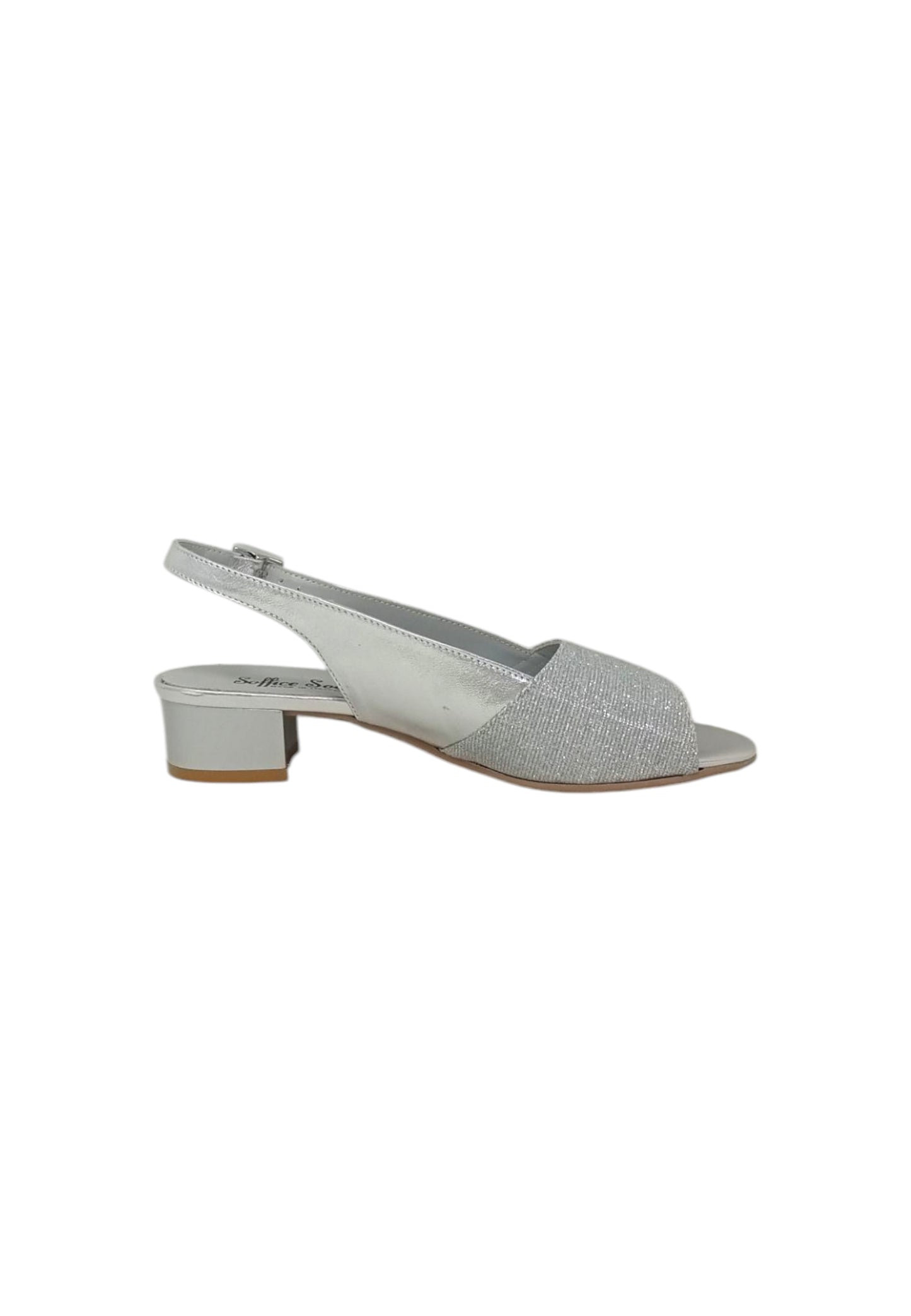 Sandali con tacco SOFFICE SOGNO E5T30C1T GALASSIA ARGENTO donna