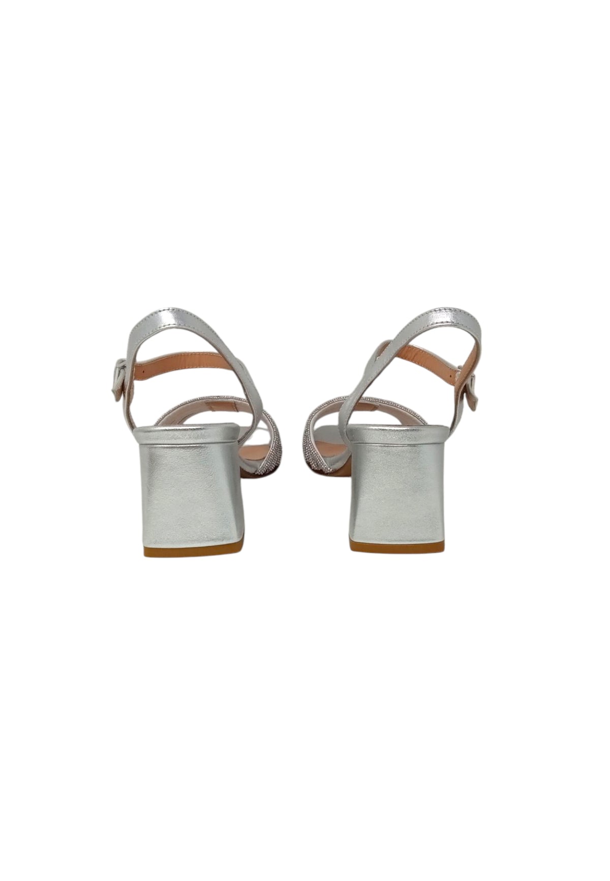 Sandalo con tacco VERNISSAGE E5QR62C5 LAMY ARGENTO donna