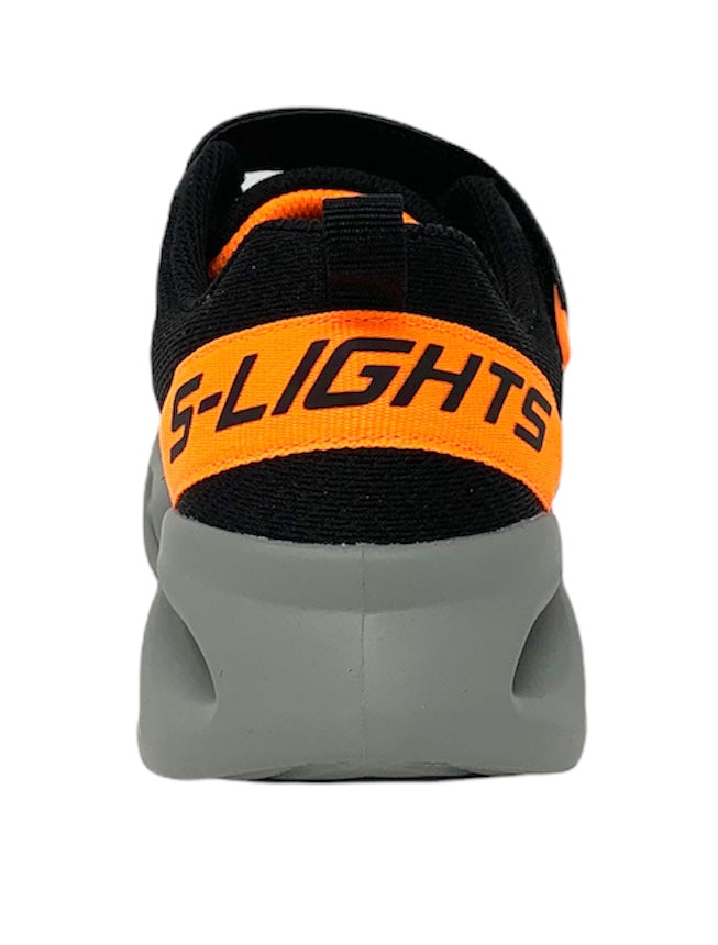 Scarpa da ginnastica con luci SKECHERS 401650L/BKOR bambino