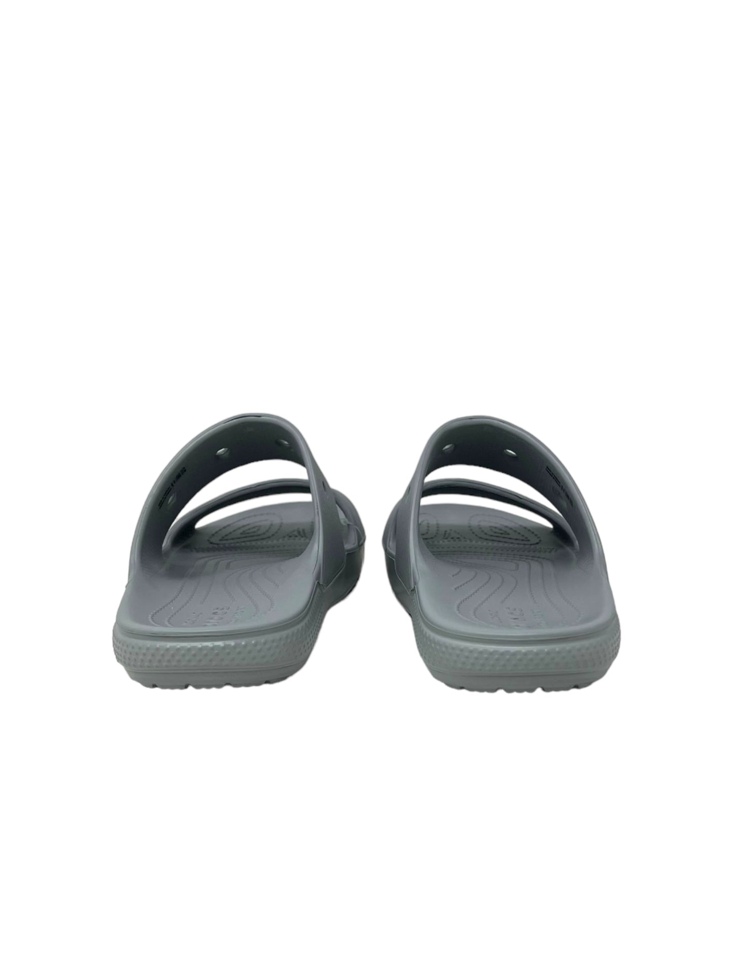 Pantofola doppia fascia CROCS 206761-007 Grigio UNISEX Taglia EU