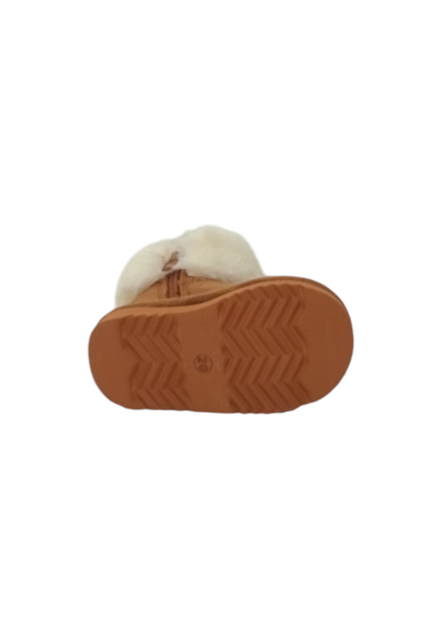 Stivaletto con pelliccia GRUNLAND JR CROY PP0199-I4 CUOIO bambina