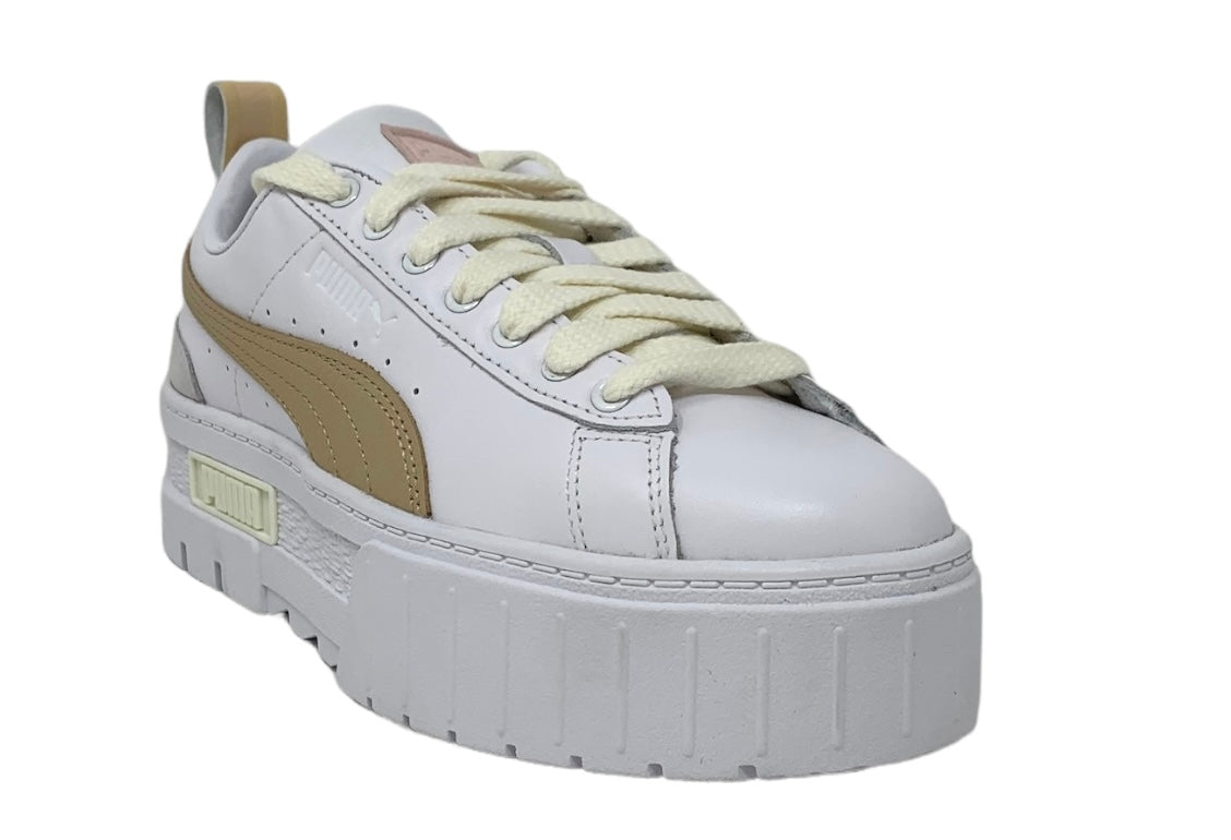 Sneakers da passeggio PUMA mayze luxe wns 383995 07 WHITE donna