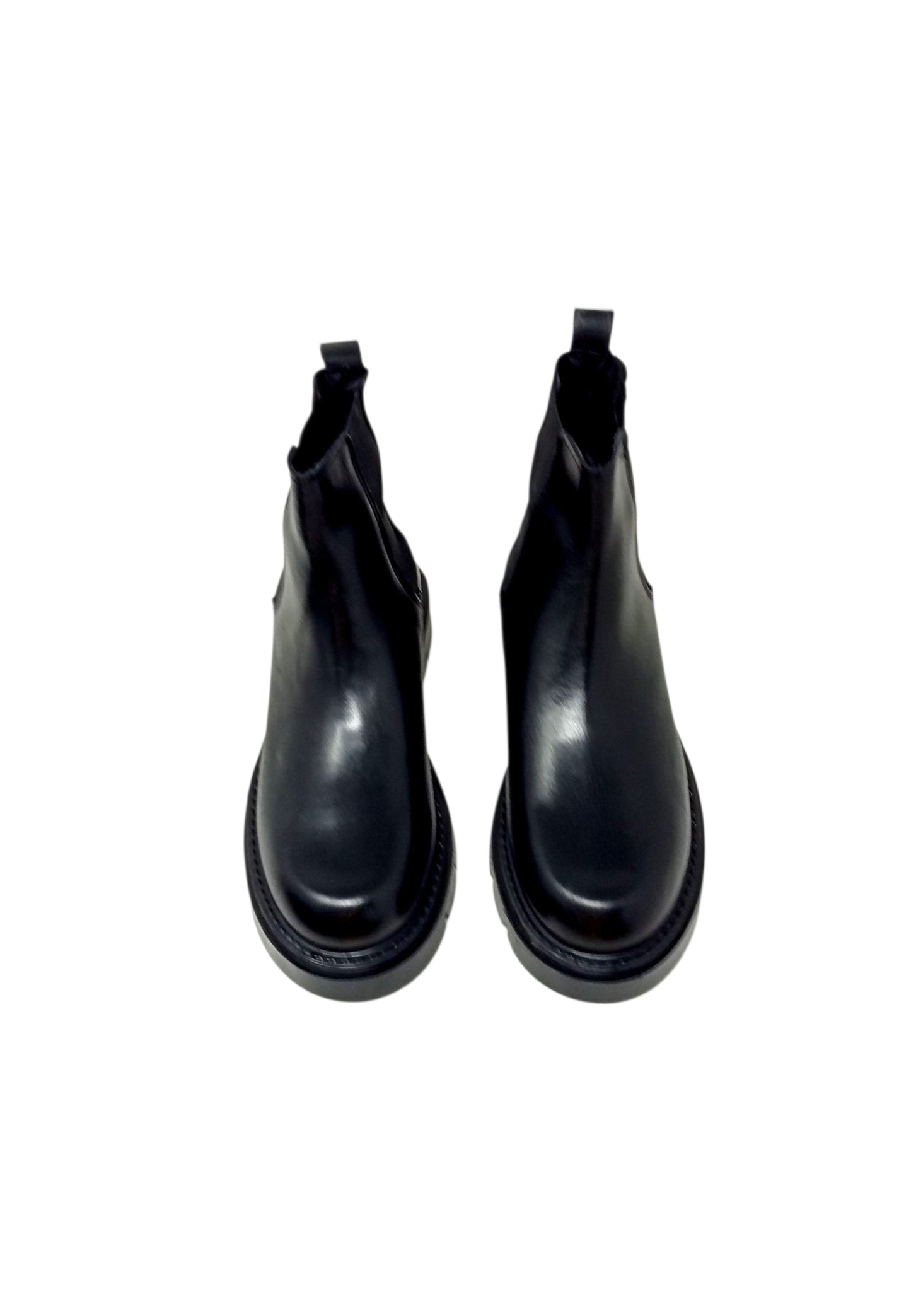 Italia Leone Stivaletto chelsea D01 pelle nero donna