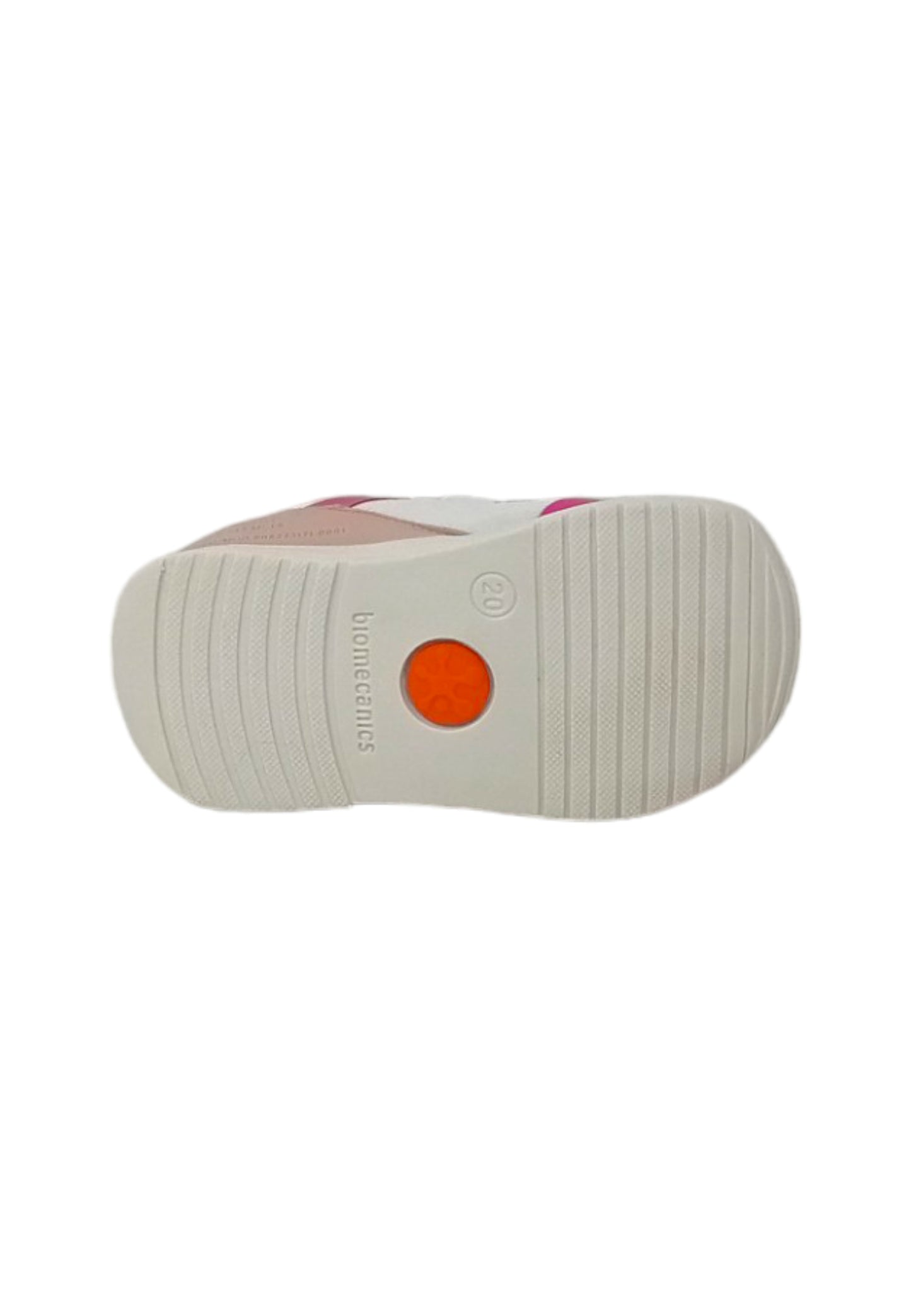 Sneaker Biomecanics 242152-C bianco/fuxia Bambina