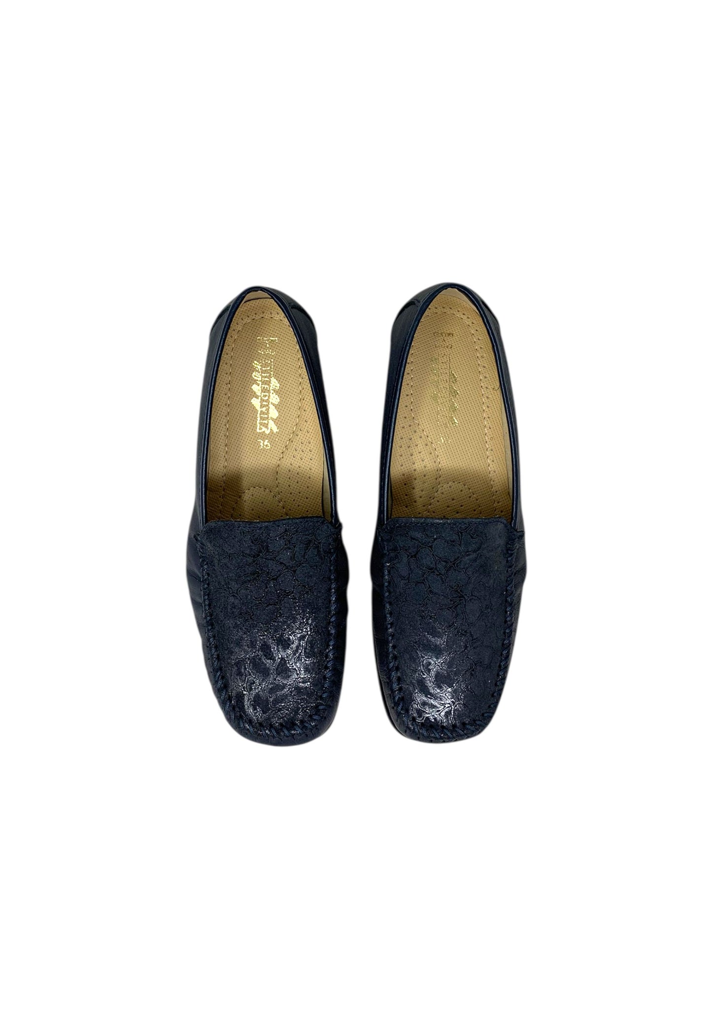 Mocassino comfort 2377 NAPPA BLEU donna