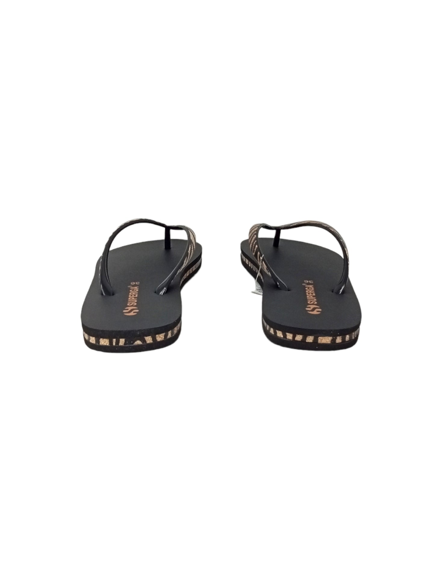 Ciabatta infradito S24T604 NERO SUPERGA DONNA