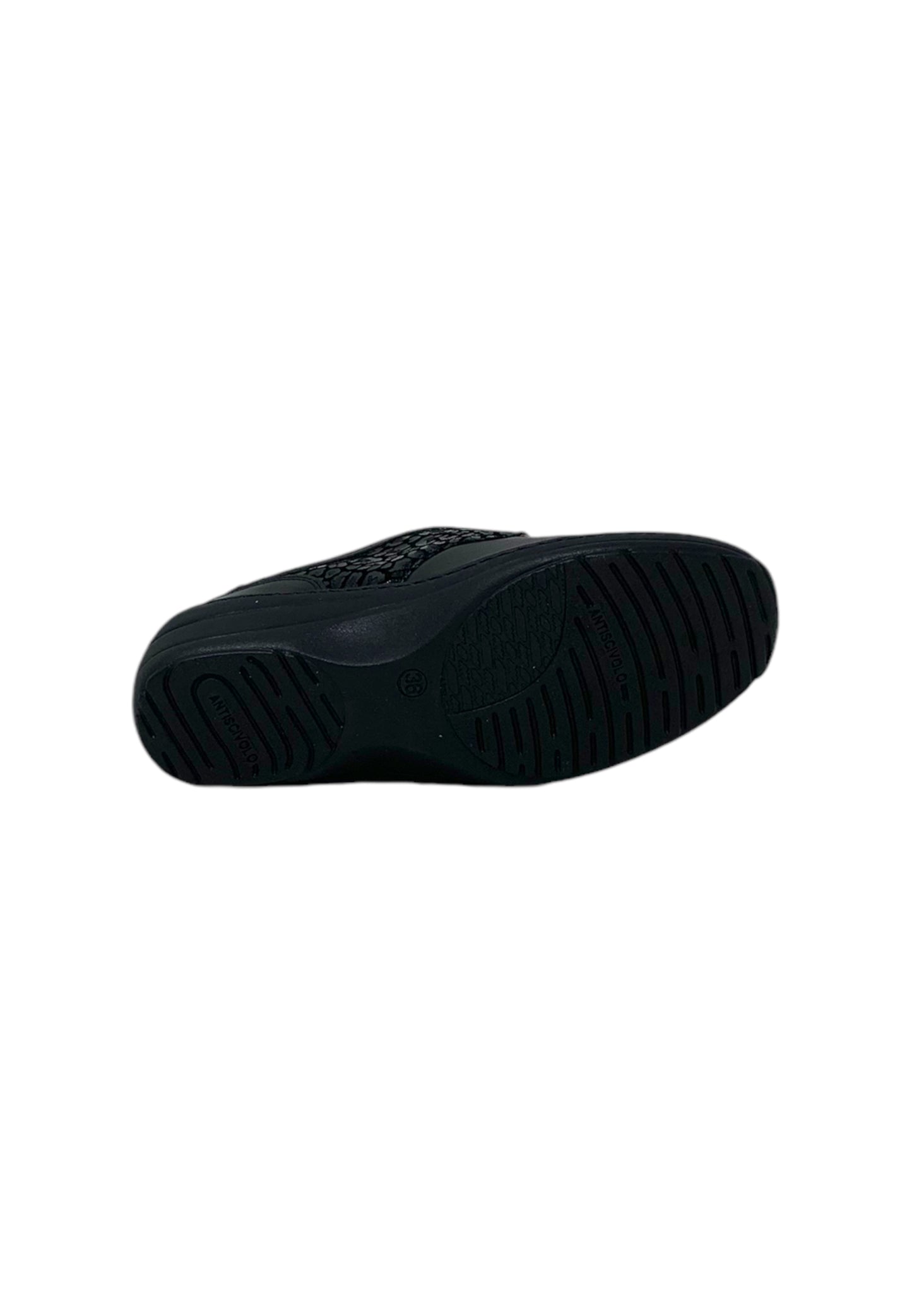 Mocassino linea comoda STILE DI VITA 7341 PARDO NERO Donna