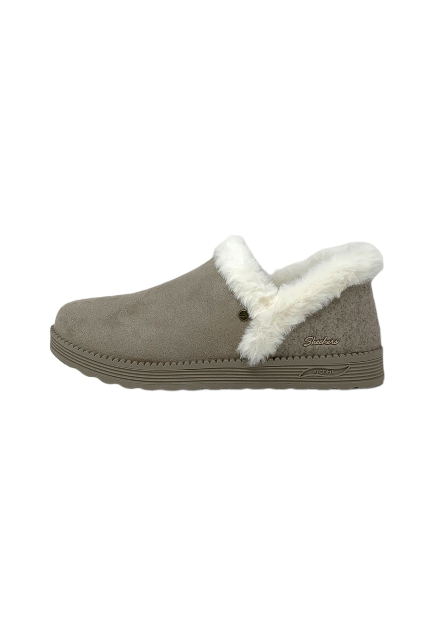 Pantofole con pelliccia SKECHERS - WINTER WARMTH 167660/TPE Donna