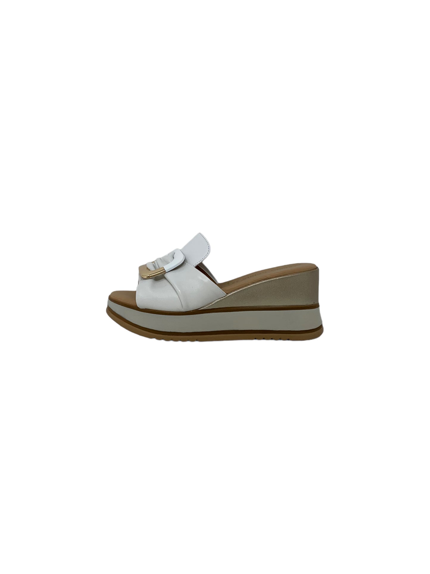 Sandalo con zeppa FASCINO DONNA 21108-E3 BIANCO donna
