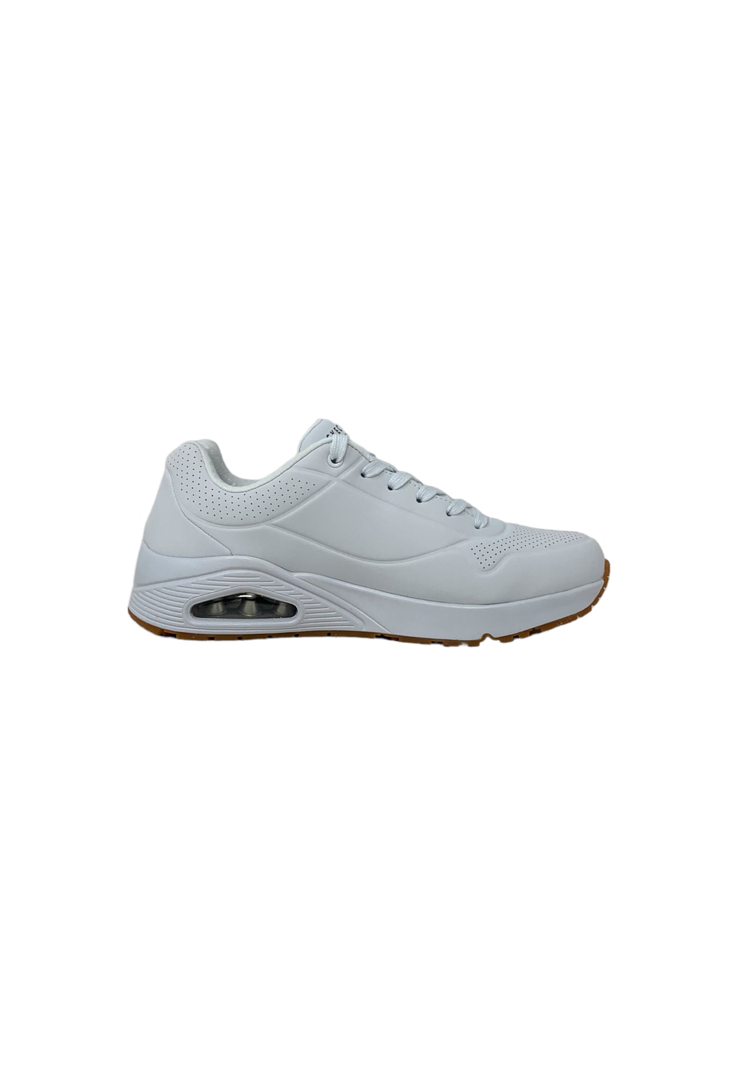 SNEAKER SKECHERS Uno - Stand On Air 52458/WHT Uomo