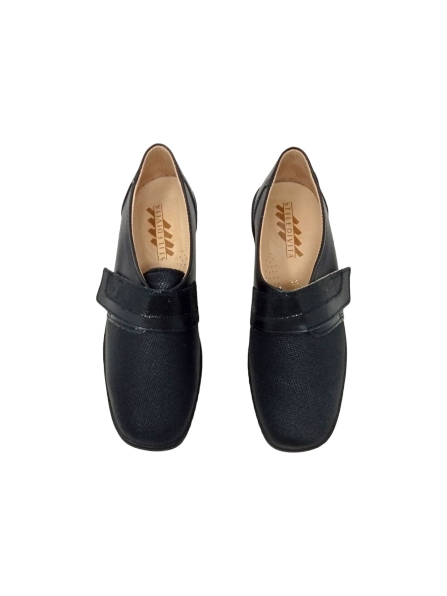Mocassino linea comoda STILE DI VITA 2917 NAPPA NERO Donna