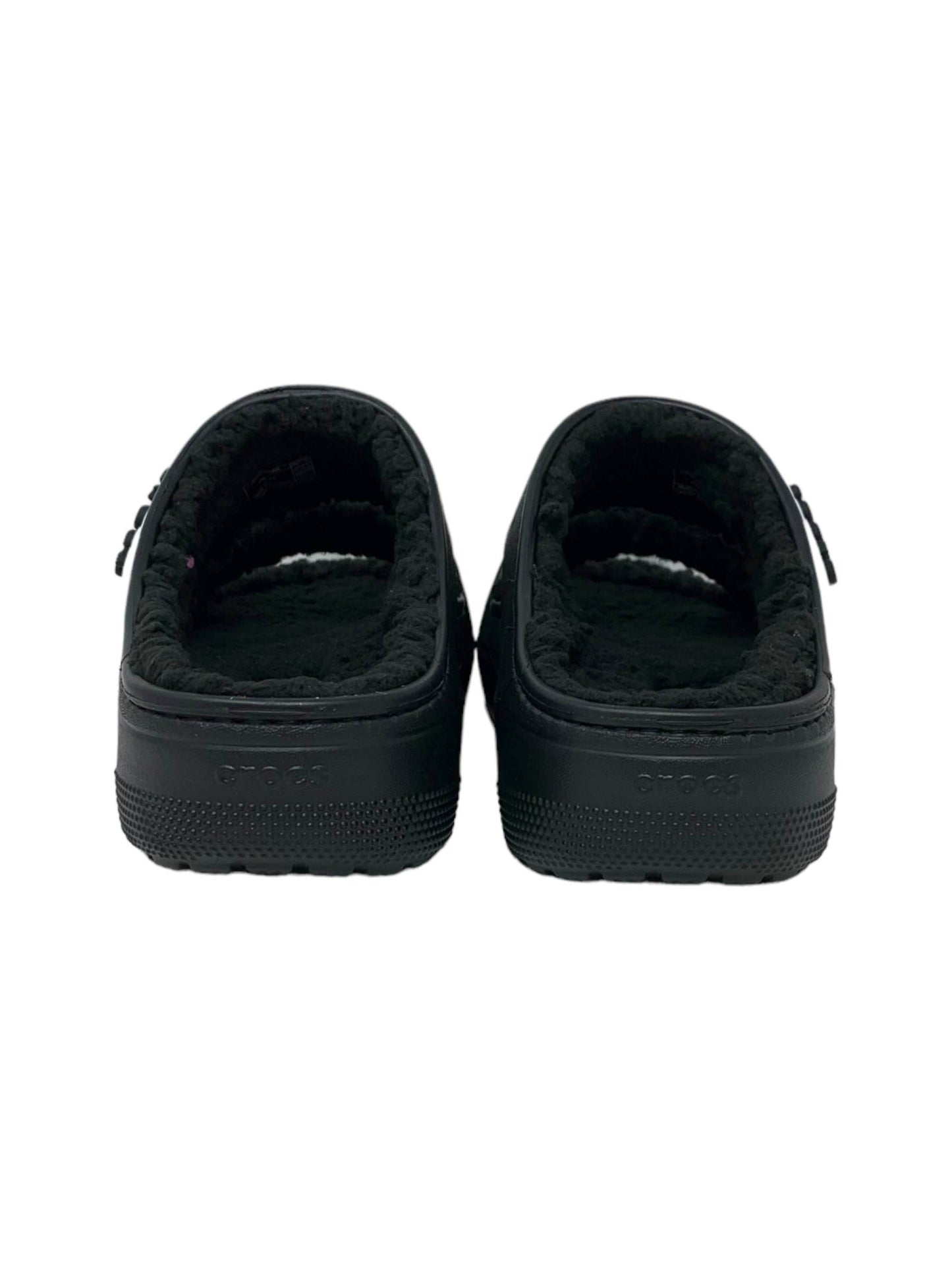 ciabatta in gomma con pelliccia 207446-060 NERO donna