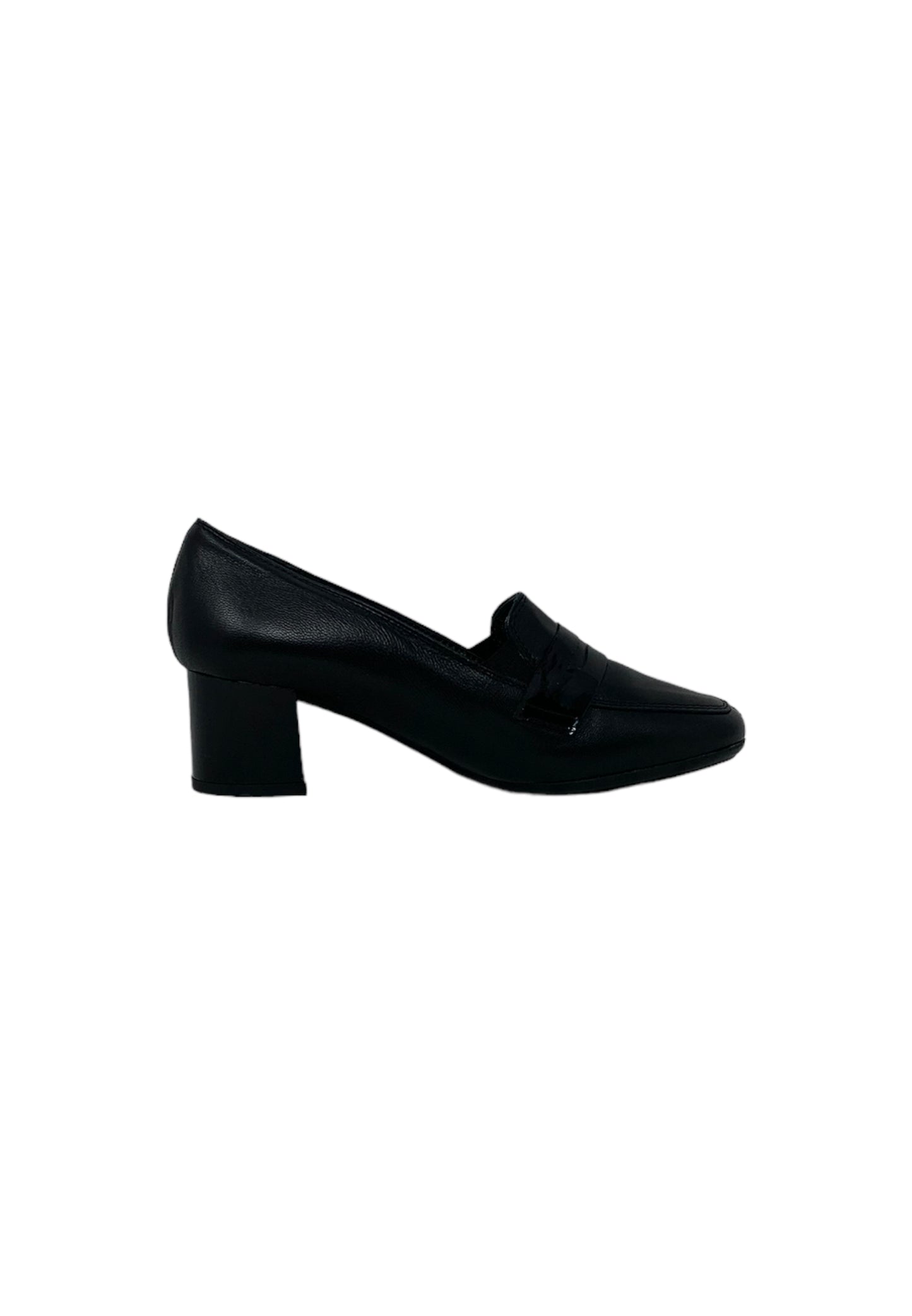 Mocassino col tacco SOFFICE SOGNO 22622 nappa nero Donna