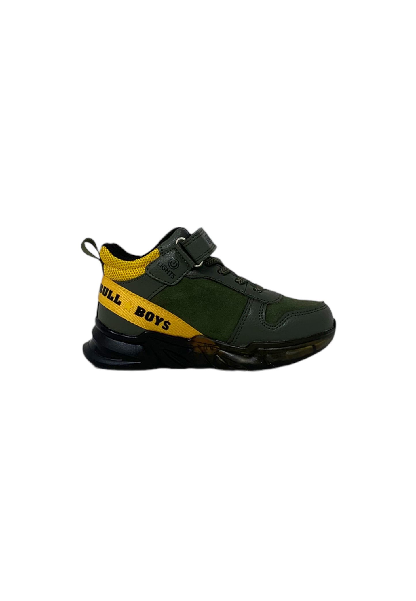 Sneakers BULL BOYS DNAL3395 verde giallo Bambino