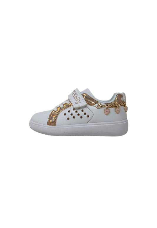 Sneakers LELLI KELLY LKAA3810 bianco/gold rose Bambina