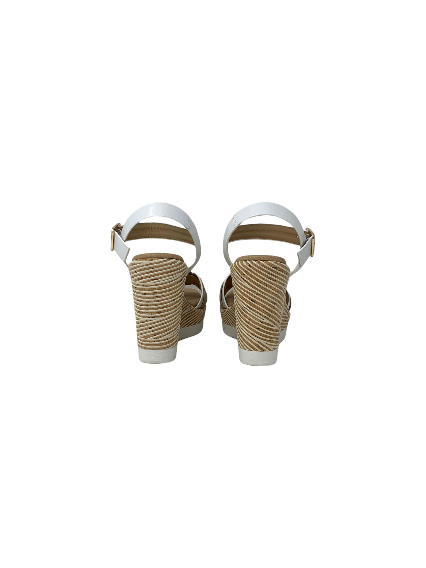 Sandalo con zeppa FASCINO DONNA 52270-E3 BIANCO donna