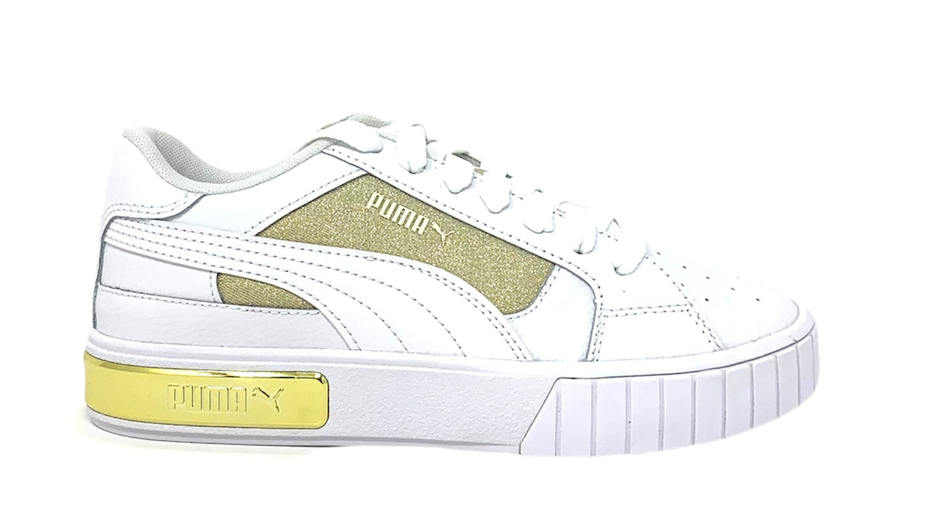 Sneakers da passeggio PUMA CALI STAR XMAS Wns 38402001 WHITE GOLD donna