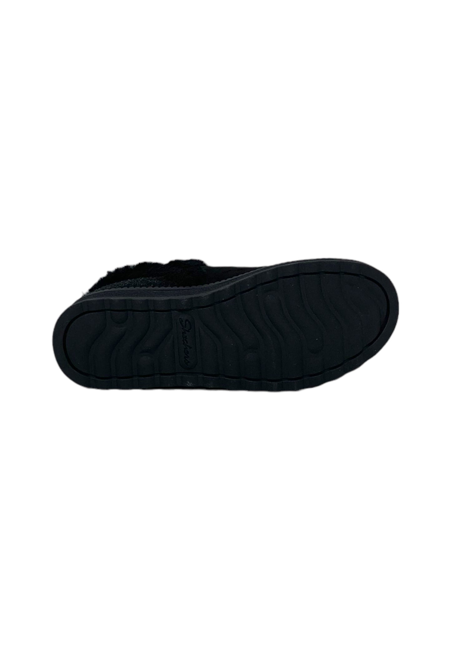 Pantofole con pelliccia SKECHERS - WINTER WARMTH 167660/BBK Donna