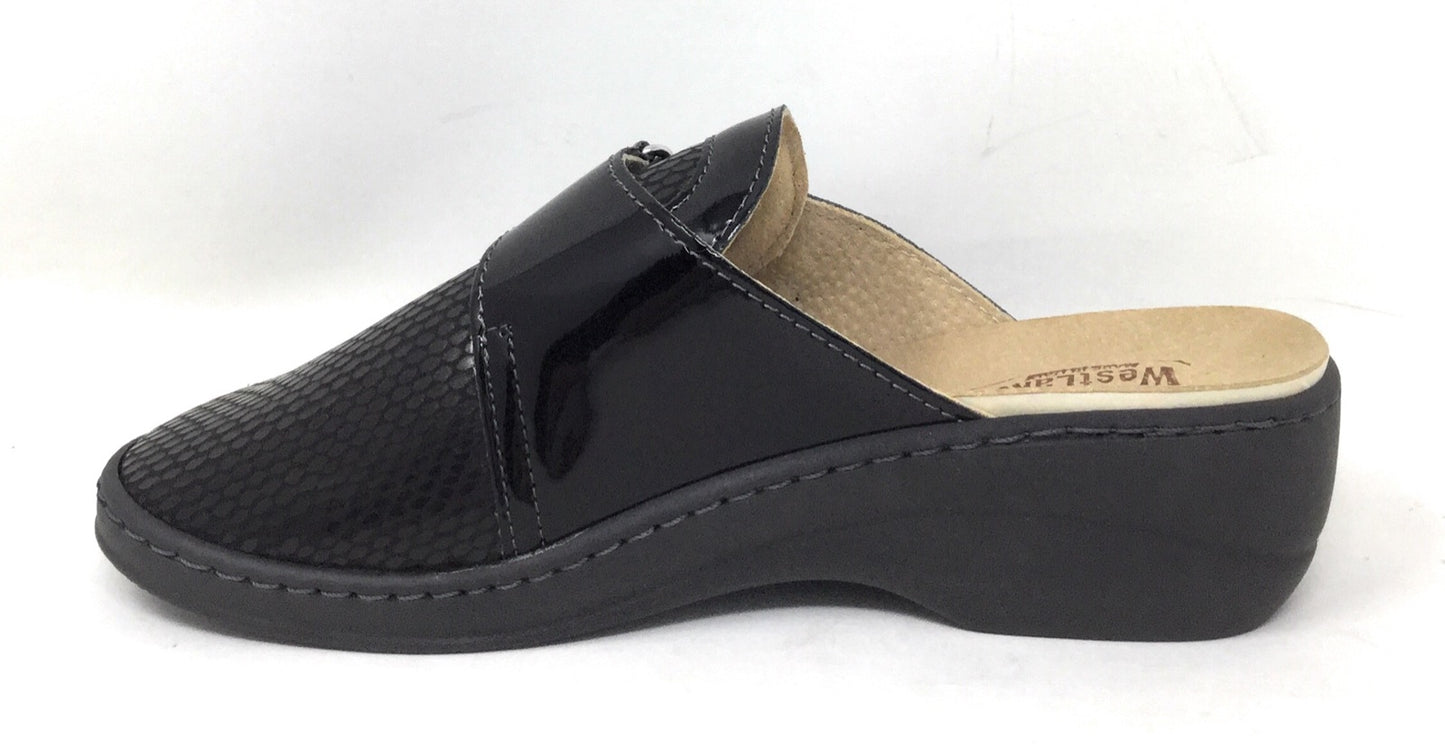 Pantofola WESTLAKE 1039 VERNICENERO donna