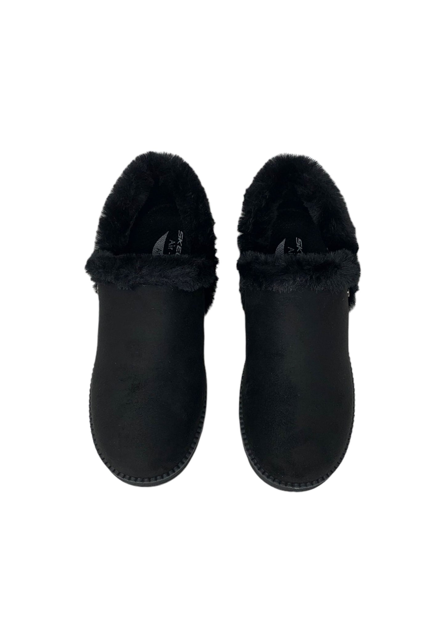 Pantofole con pelliccia SKECHERS - WINTER WARMTH 167660/BBK Donna