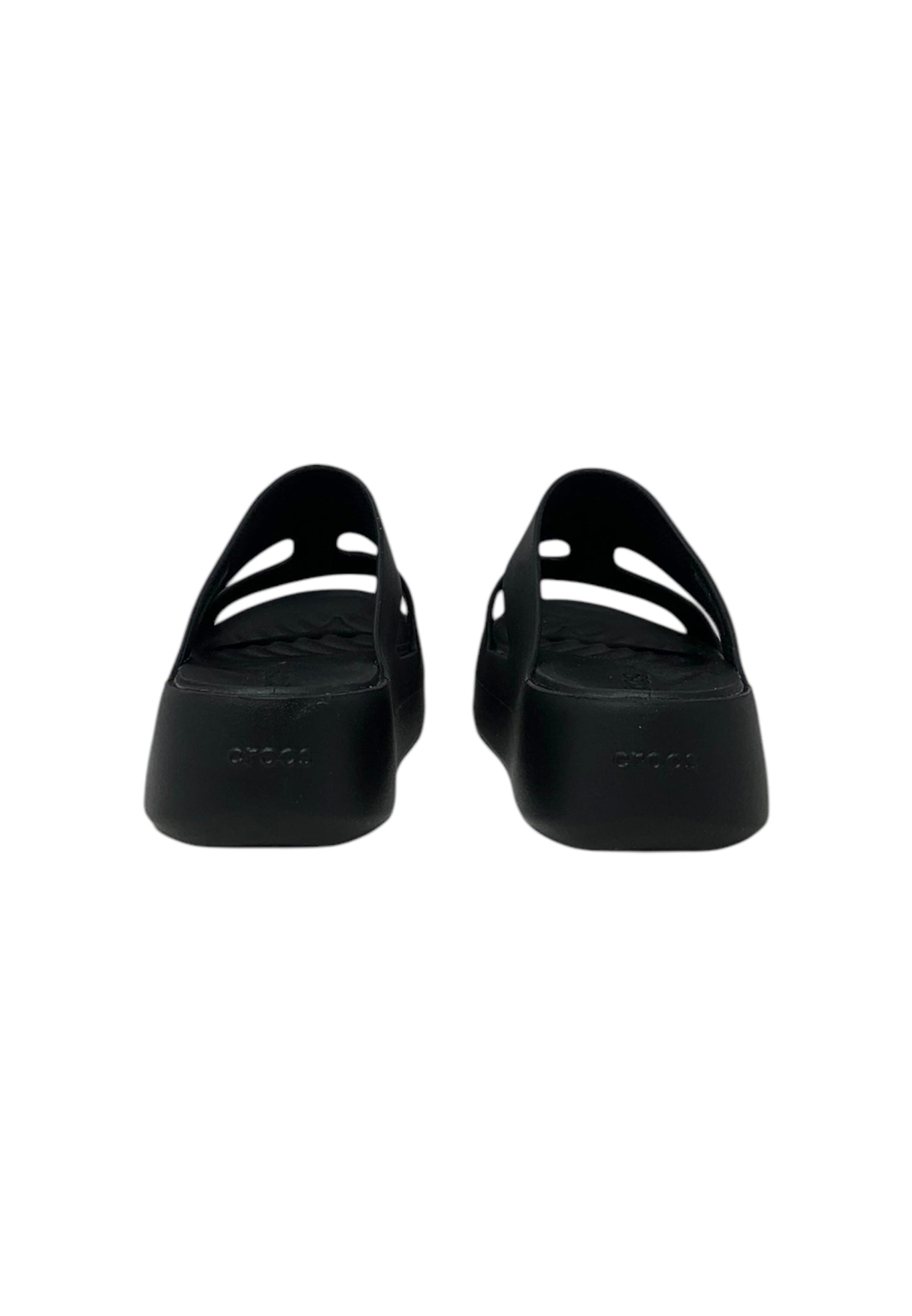 Ciabatta platform da mare in gomma CROCS 209409-001 donna