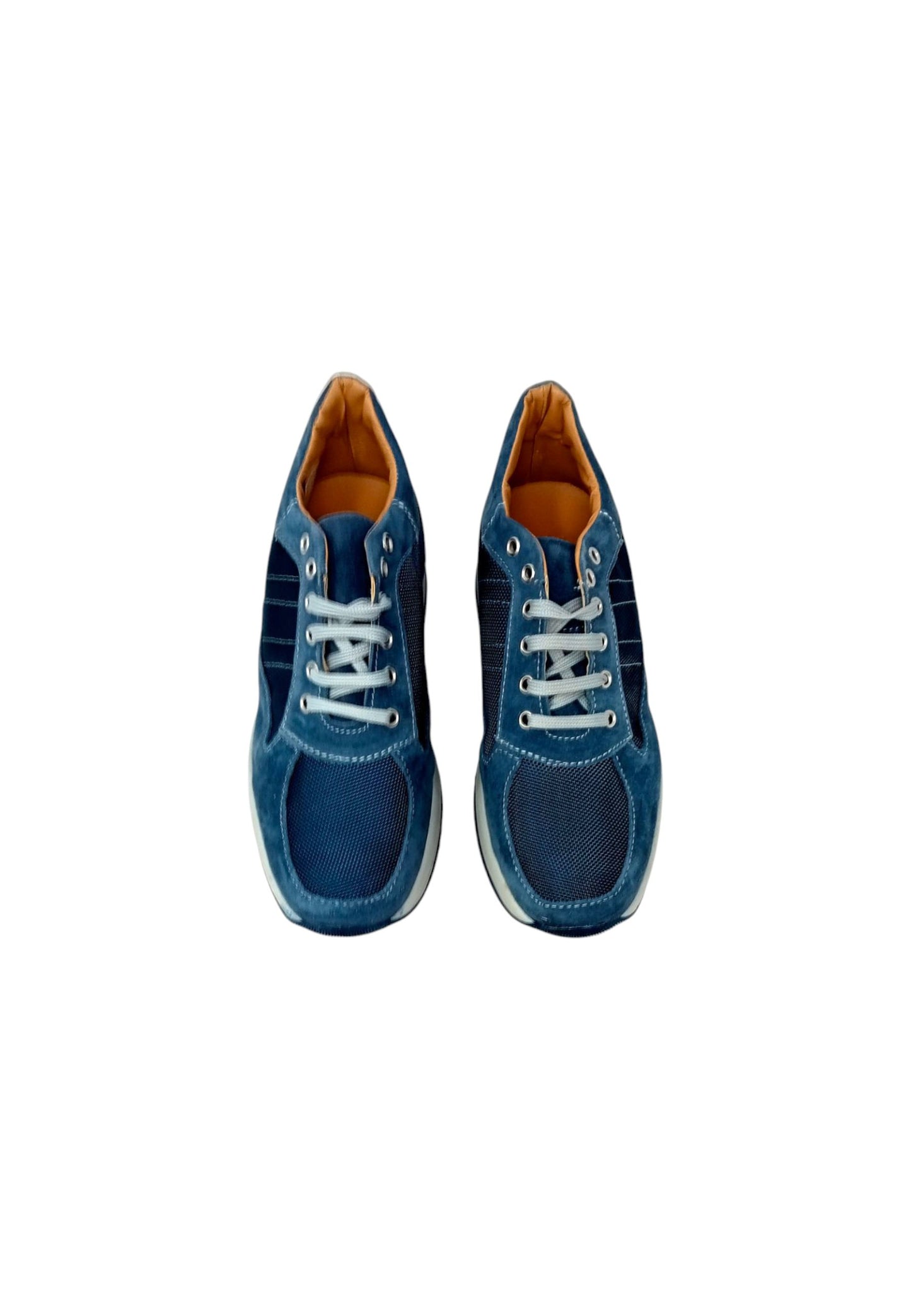Italia Leone Sneaker jeans camoscio 7002 est uomo