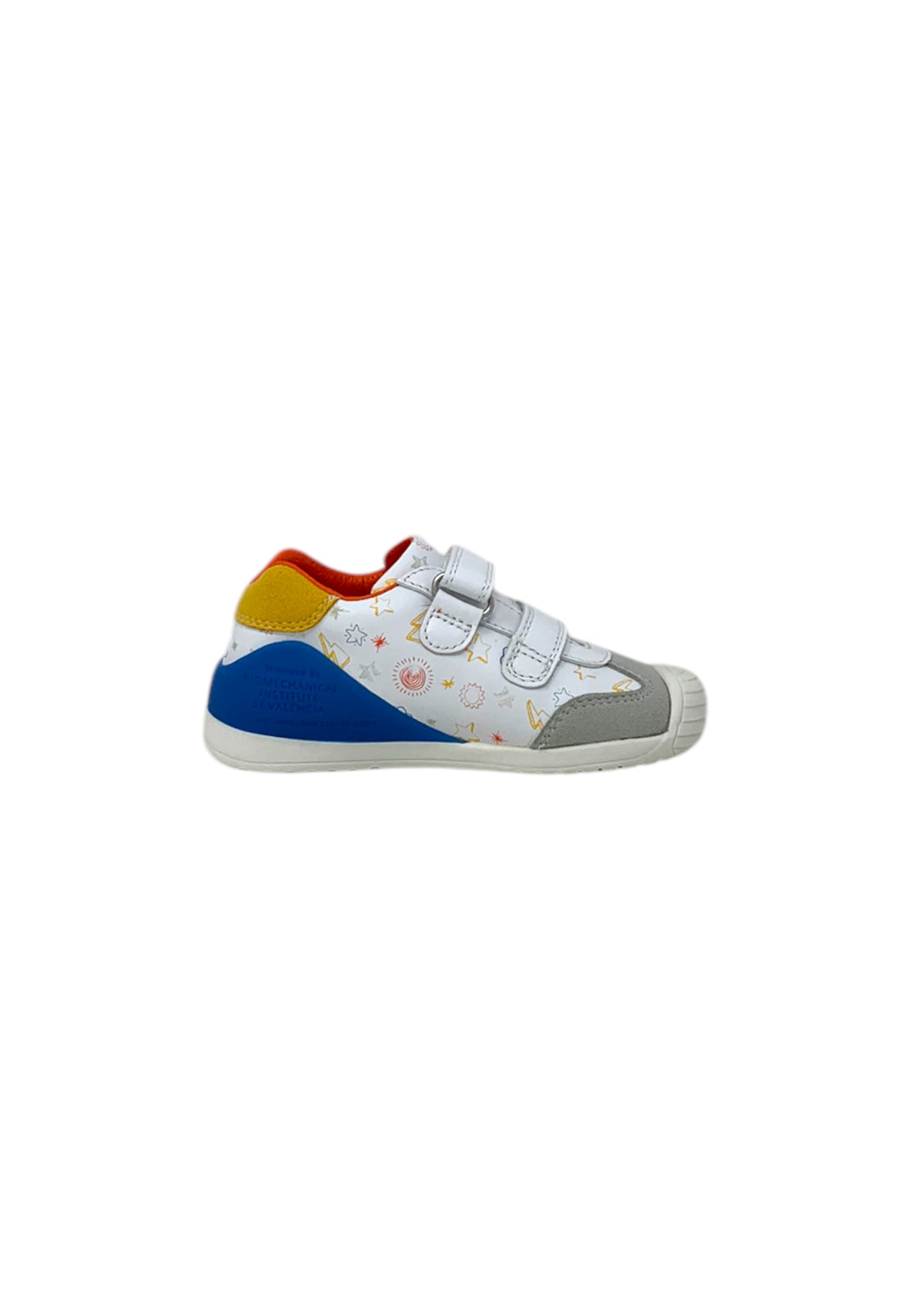 Sneaker Biomecanics 252115-C835 BLANCO/YEMA Bambino