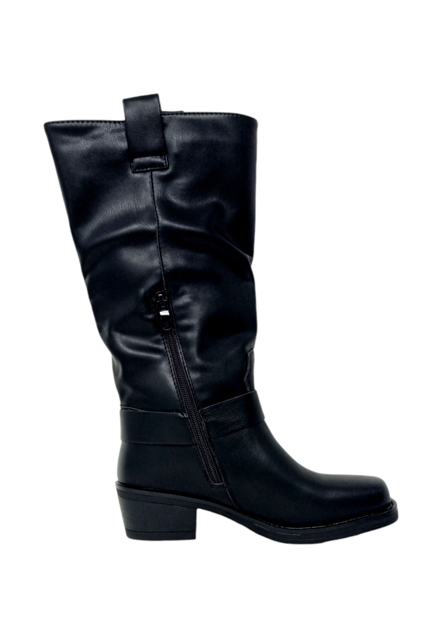 Stivali alti con tacco GALIA 13500-K01 BLACK donna