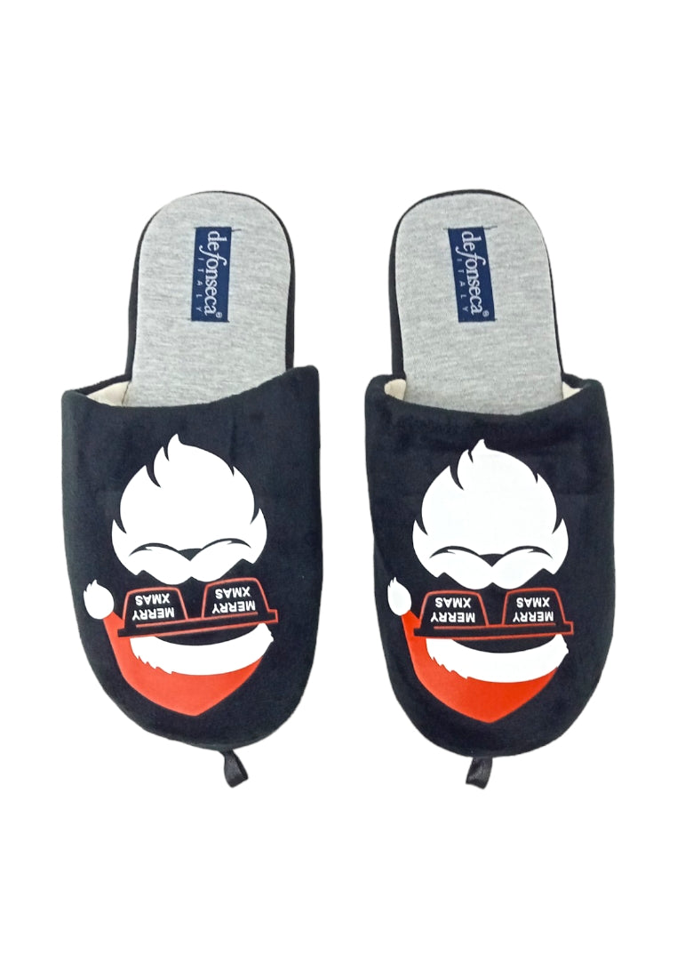Pantofola DE FONSECA DE.ROMA M926 NERO uomo