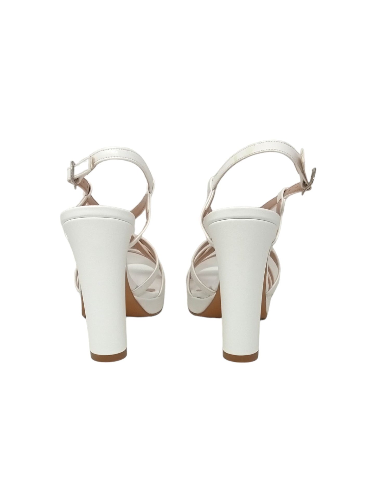 Sandalo col tacco JOEL A7575 NAPPA BIANCO donna
