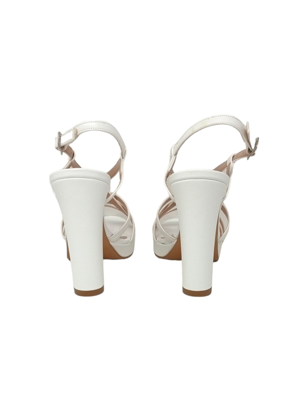 Sandalo col tacco JOEL A7575 NAPPA BIANCO donna