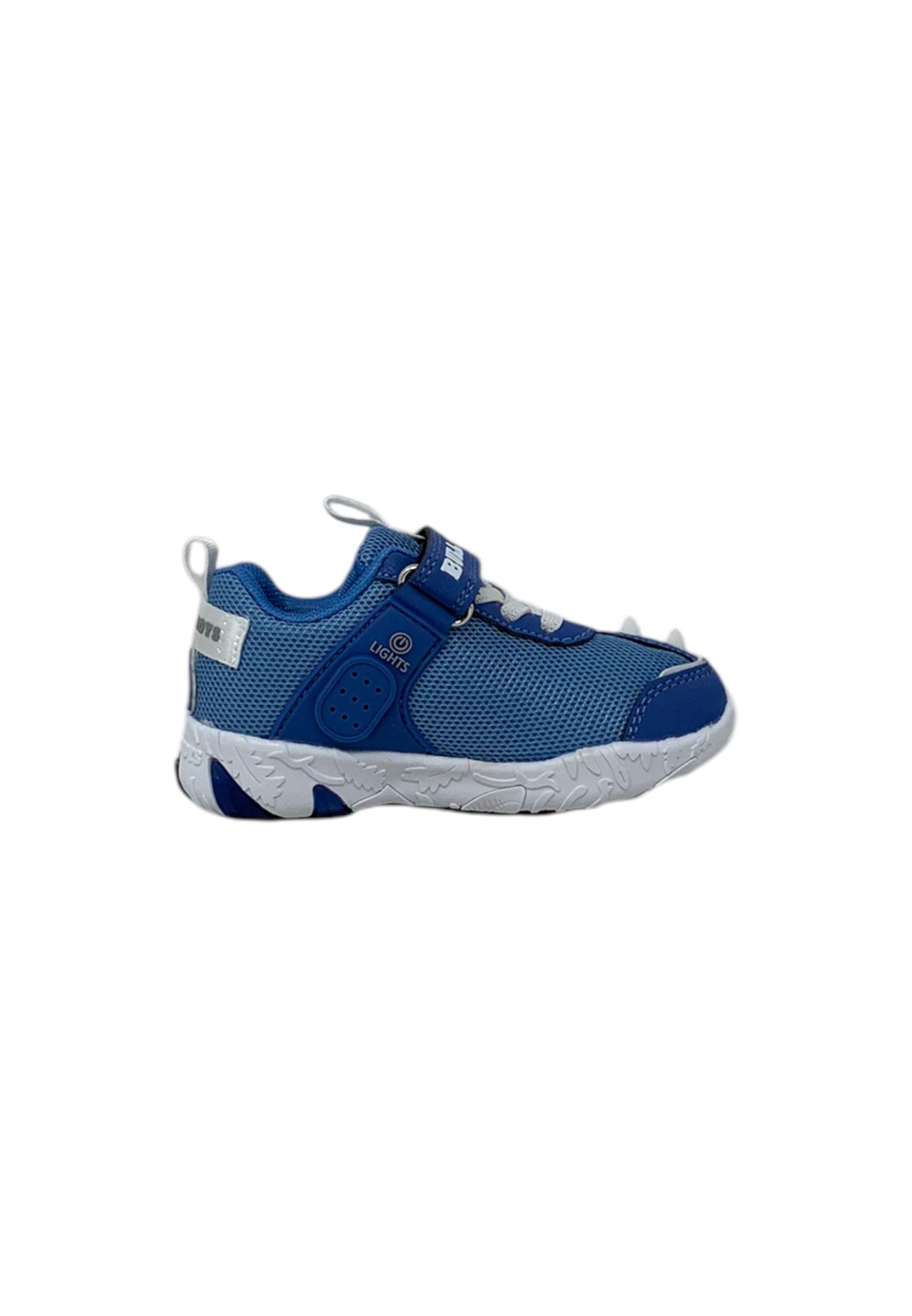 Sneakers luminose BULL BOYS STEGOSAURO DNAR5002 BLU JEANS Bambino