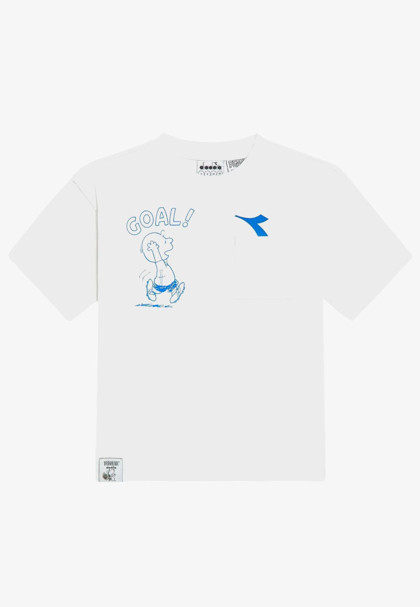 Diadora JU T-shirt ss PEANUTS 502.181672 01 60046 Bambino