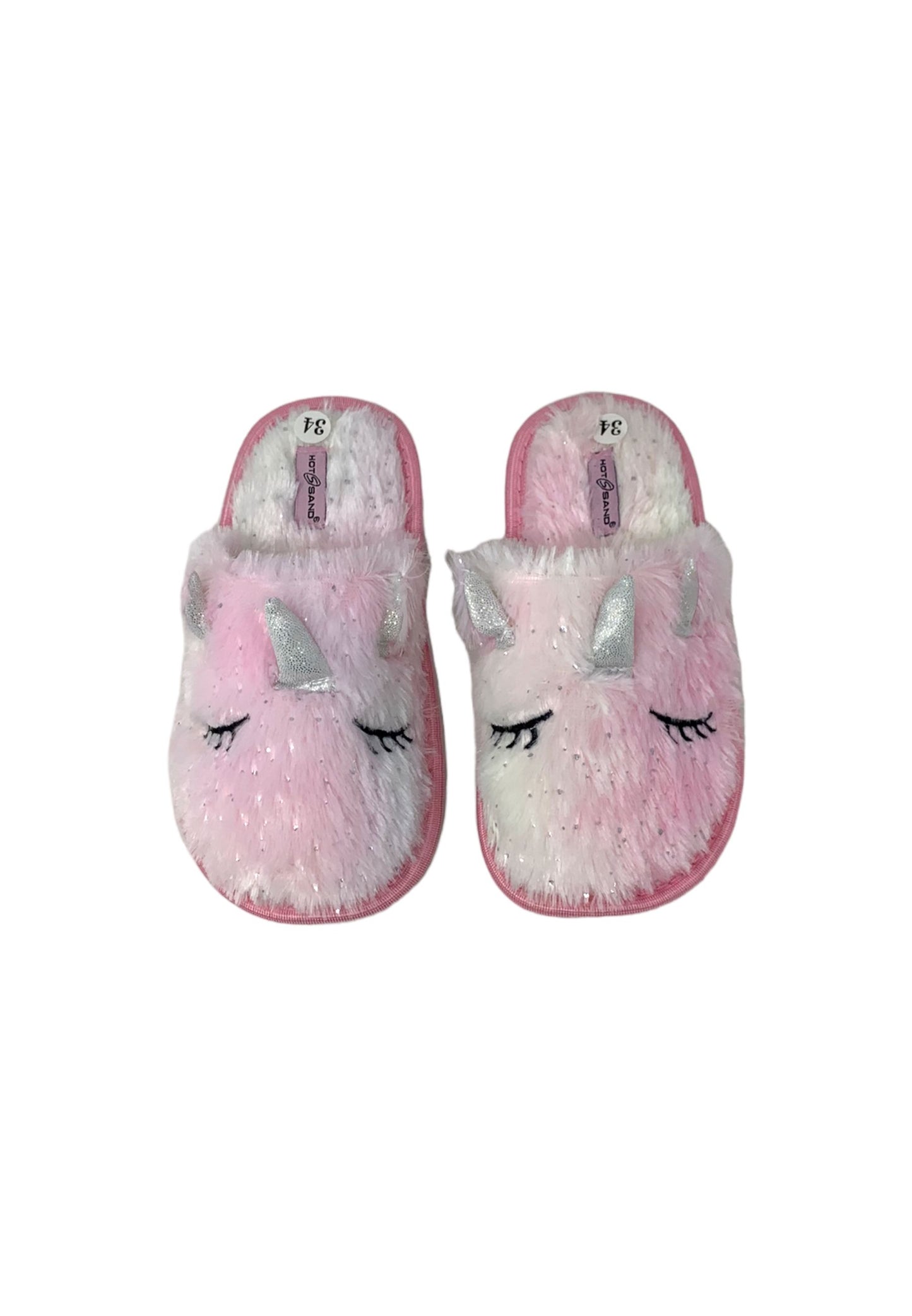 Pantofola unicorno HOTSAND 37009 ROSA bambina