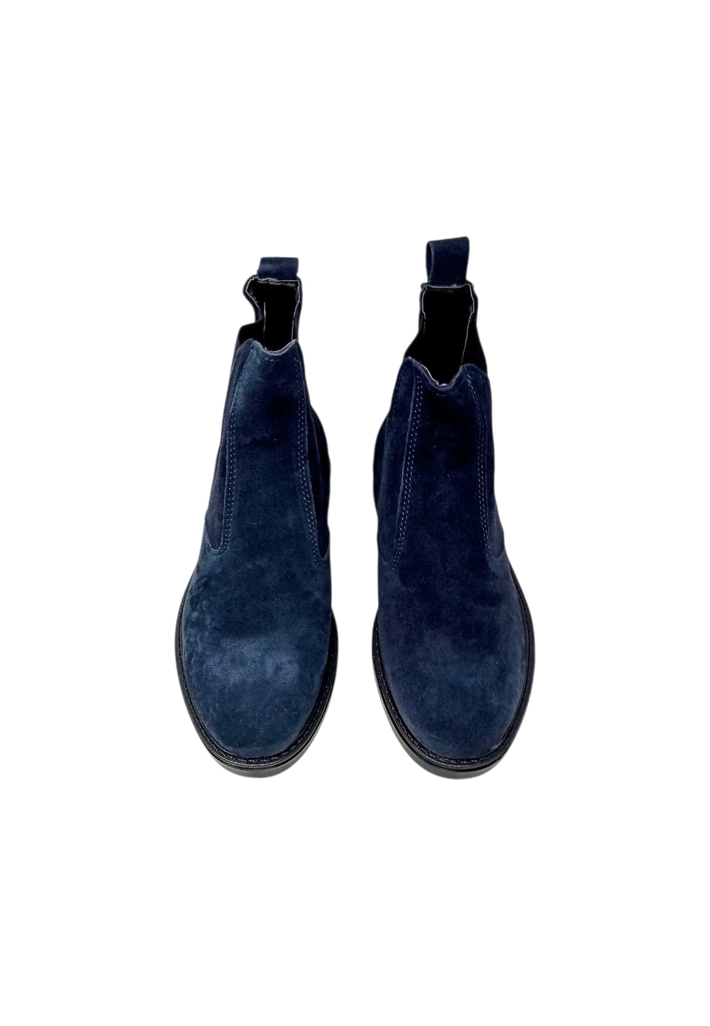 Italia Leone Stivaletto chelsea 0870 camoscio blu uomo