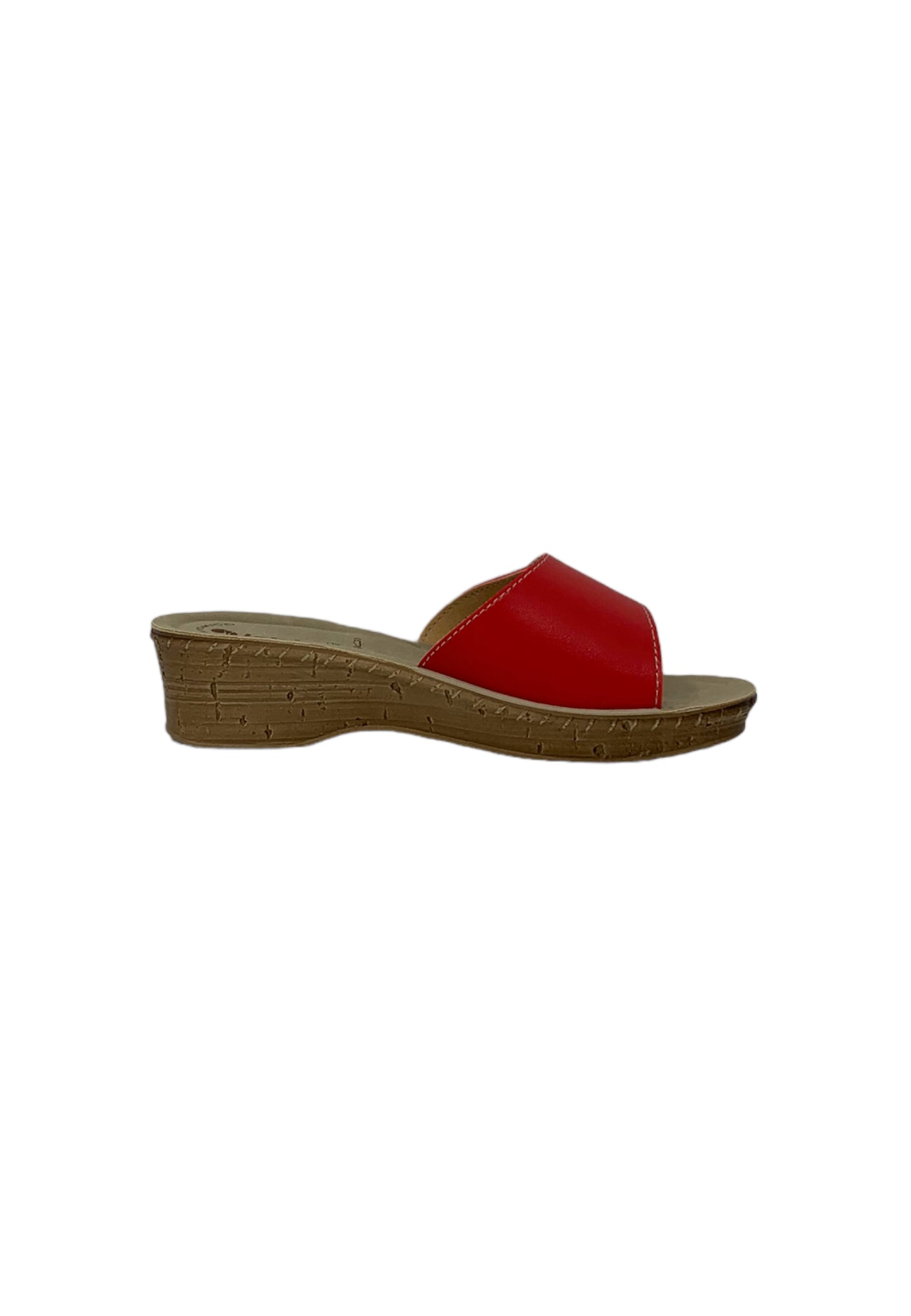 Ciabatta INBLU 26000087 ROSSO donna