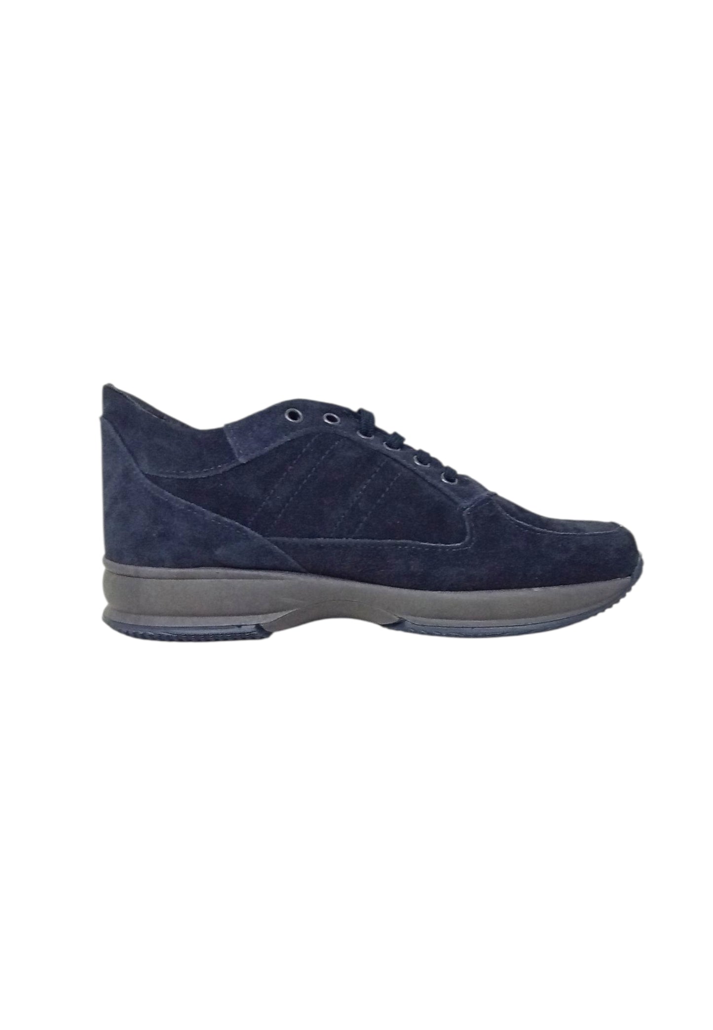 Italia Leone Sneaker blu camoscio 7002 uomo