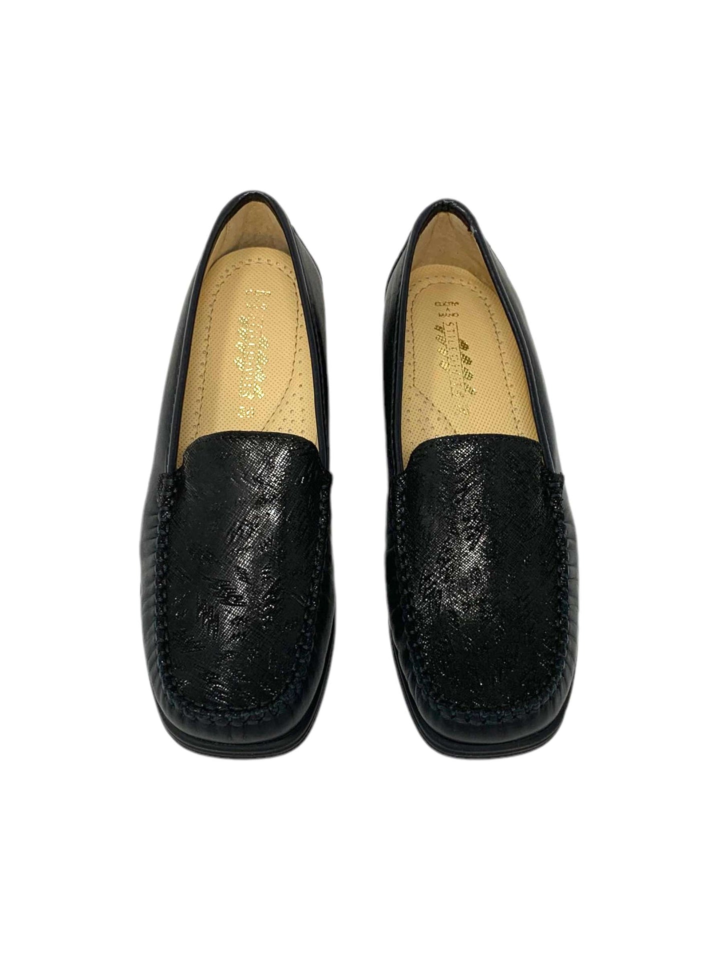 mocassino comfort 2433 NAPPA NERO donna