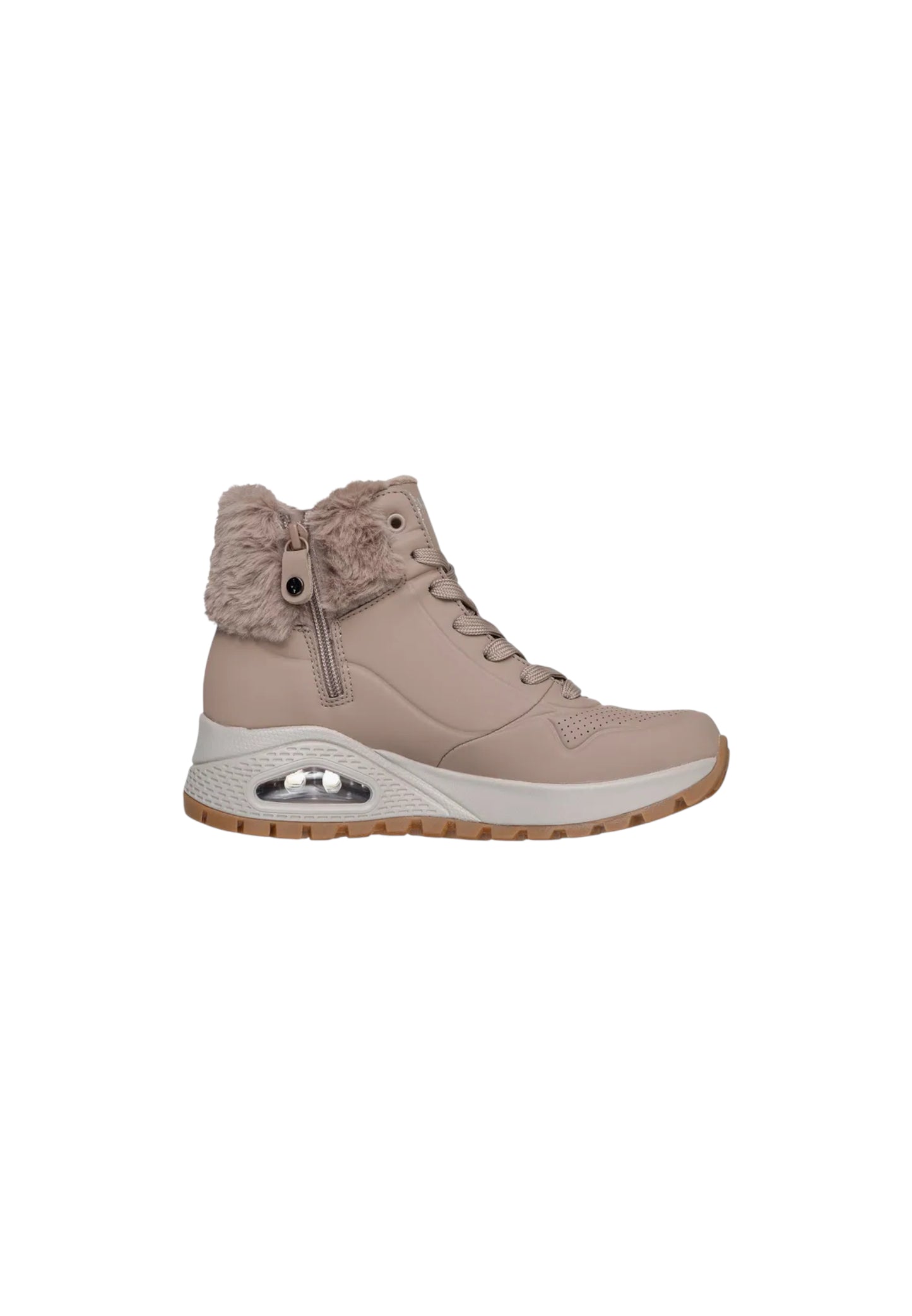 Stivaletto con pelliccia SKECHERS UNO RUGGED - Fall Air 167274/MOC Donna