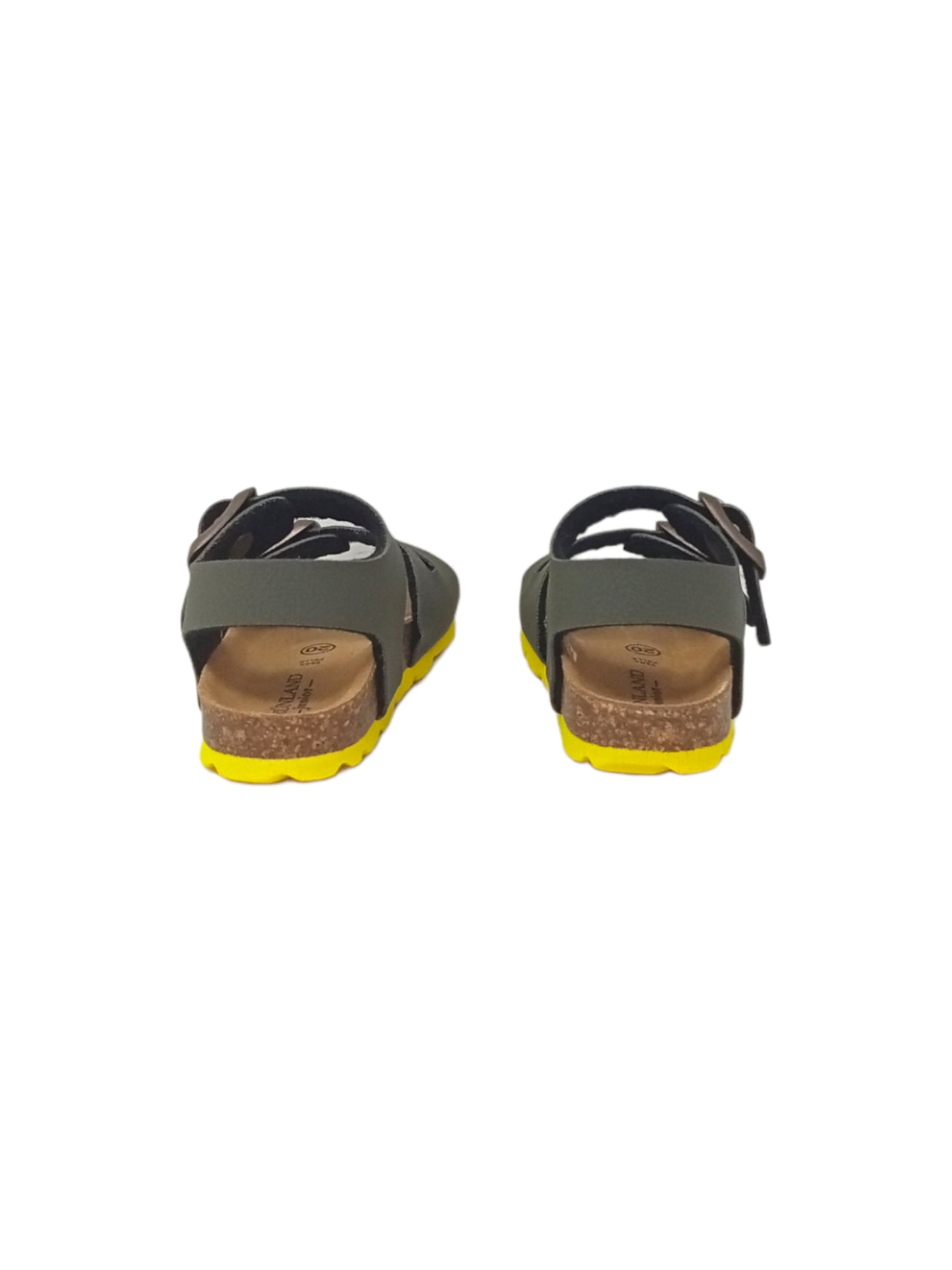 Sandalo GRUNLAND Junior ARIA SB0025-40 OLIVA/GIALLO Bambino