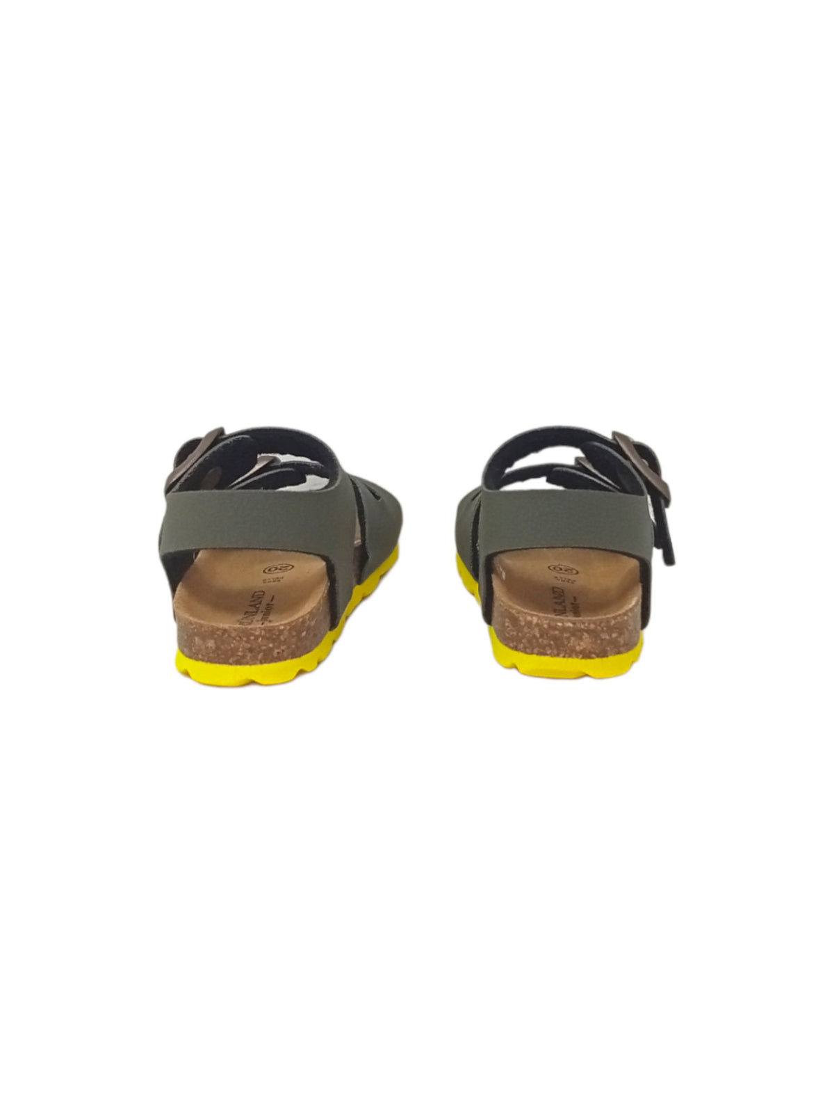 Sandalo GRUNLAND Junior ARIA SB0025-40 OLIVA/GIALLO Bambino