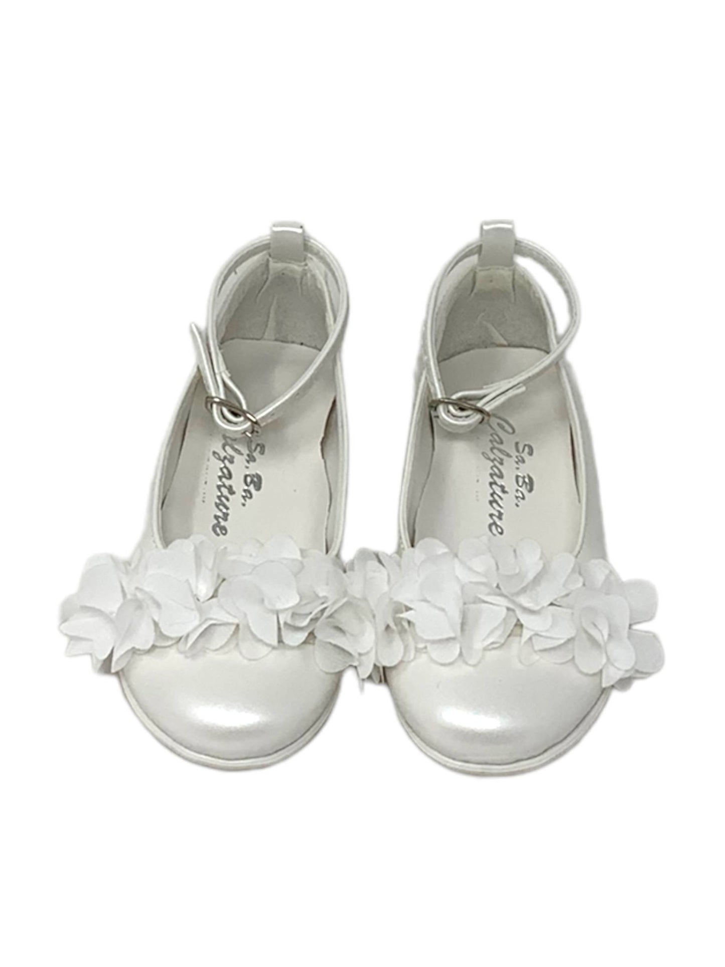Ballerine Sa.Ba. Calzature 3307 bianco perlato bambina e ragazza